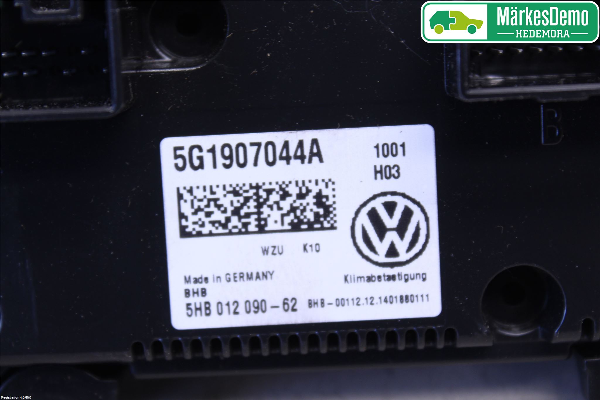 Volkswagen VW PASSAT 15-19 Varme Ac Betjening-Display