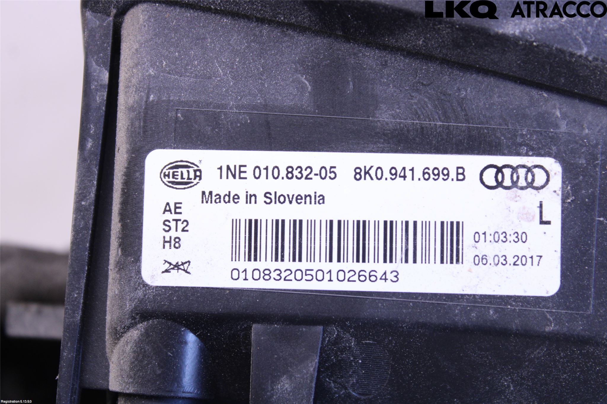 Audi A4 12-15 Frontlykt-Kurve-Tåkelys