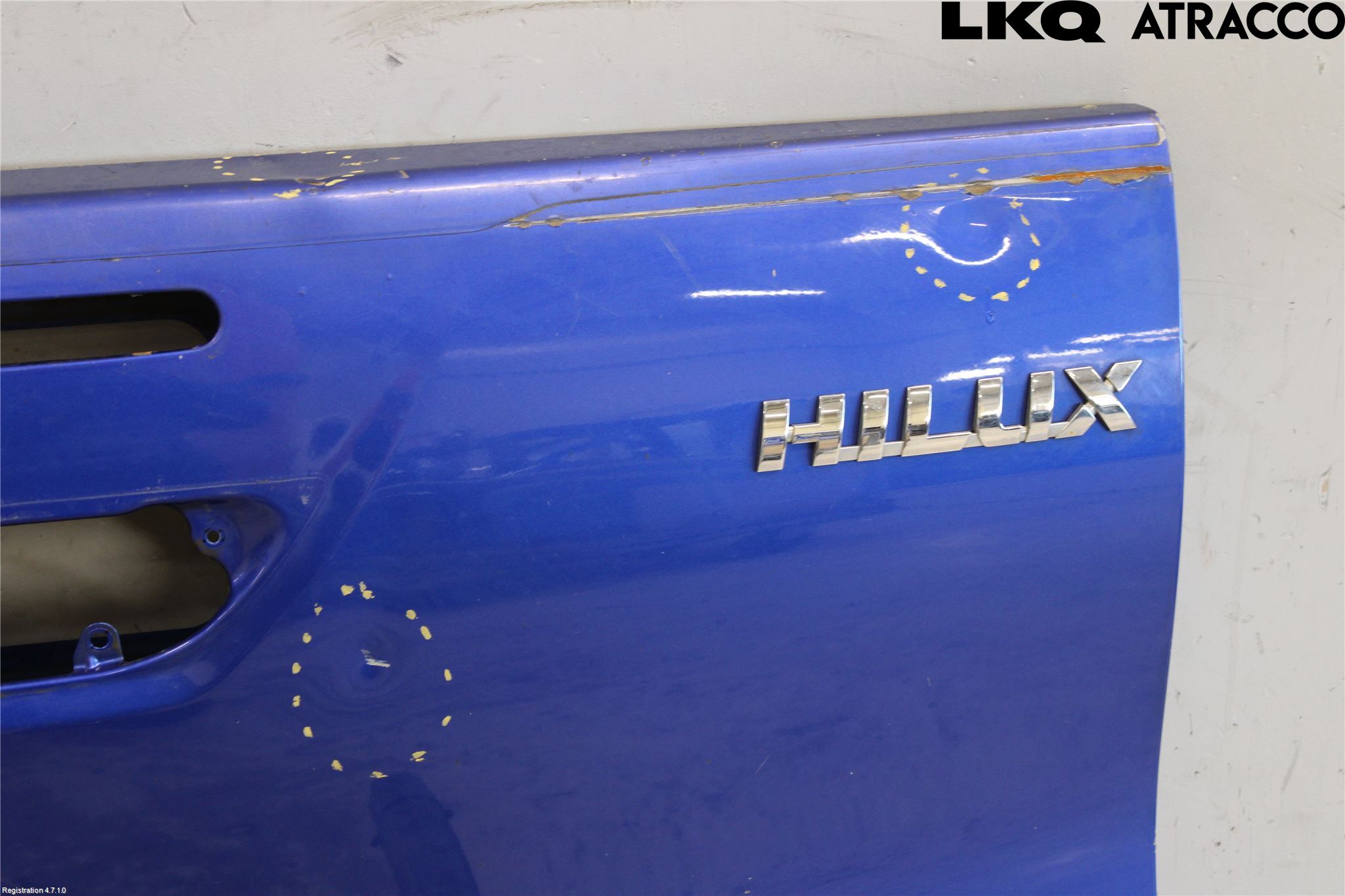 Toyota HILUX 16- Lasteplan Luke Bak