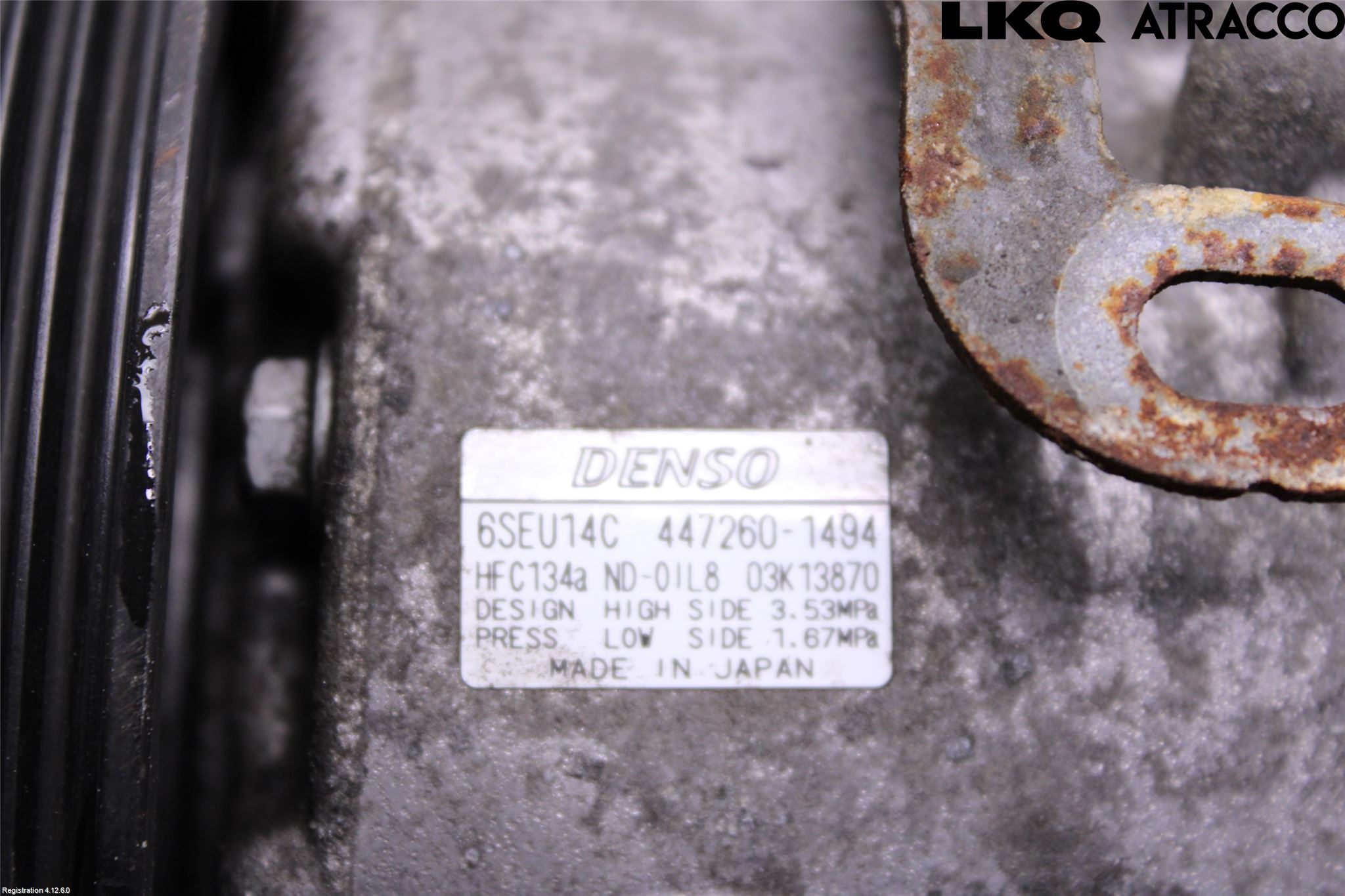 Toyota COROLLA 08-12 Varme Ac Kompressor