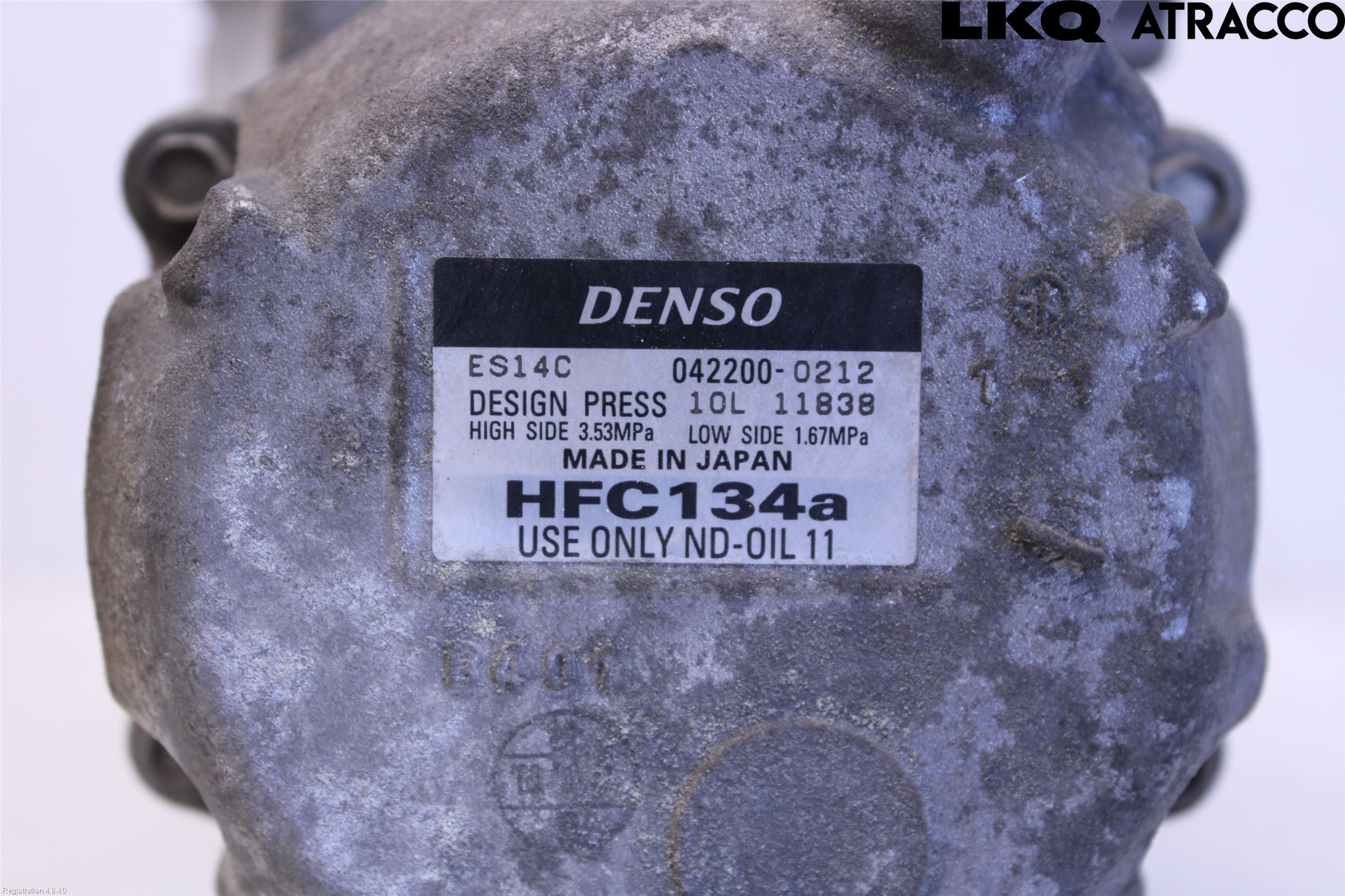 Toyota PRIUS ZVW30 09-20 Varme Ac Kompressor