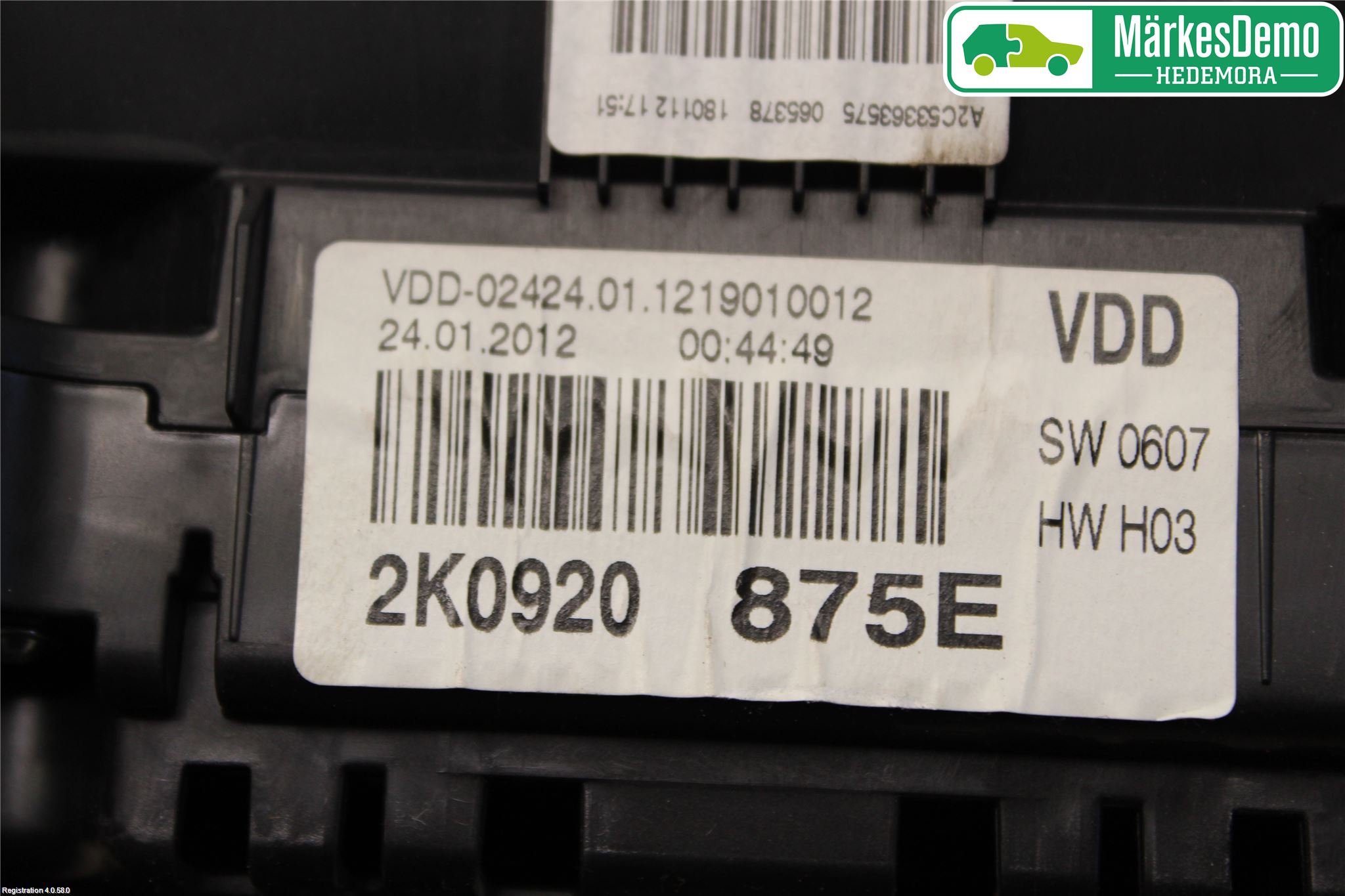Volkswagen VW CADDY 11-15 Instr Kombinert