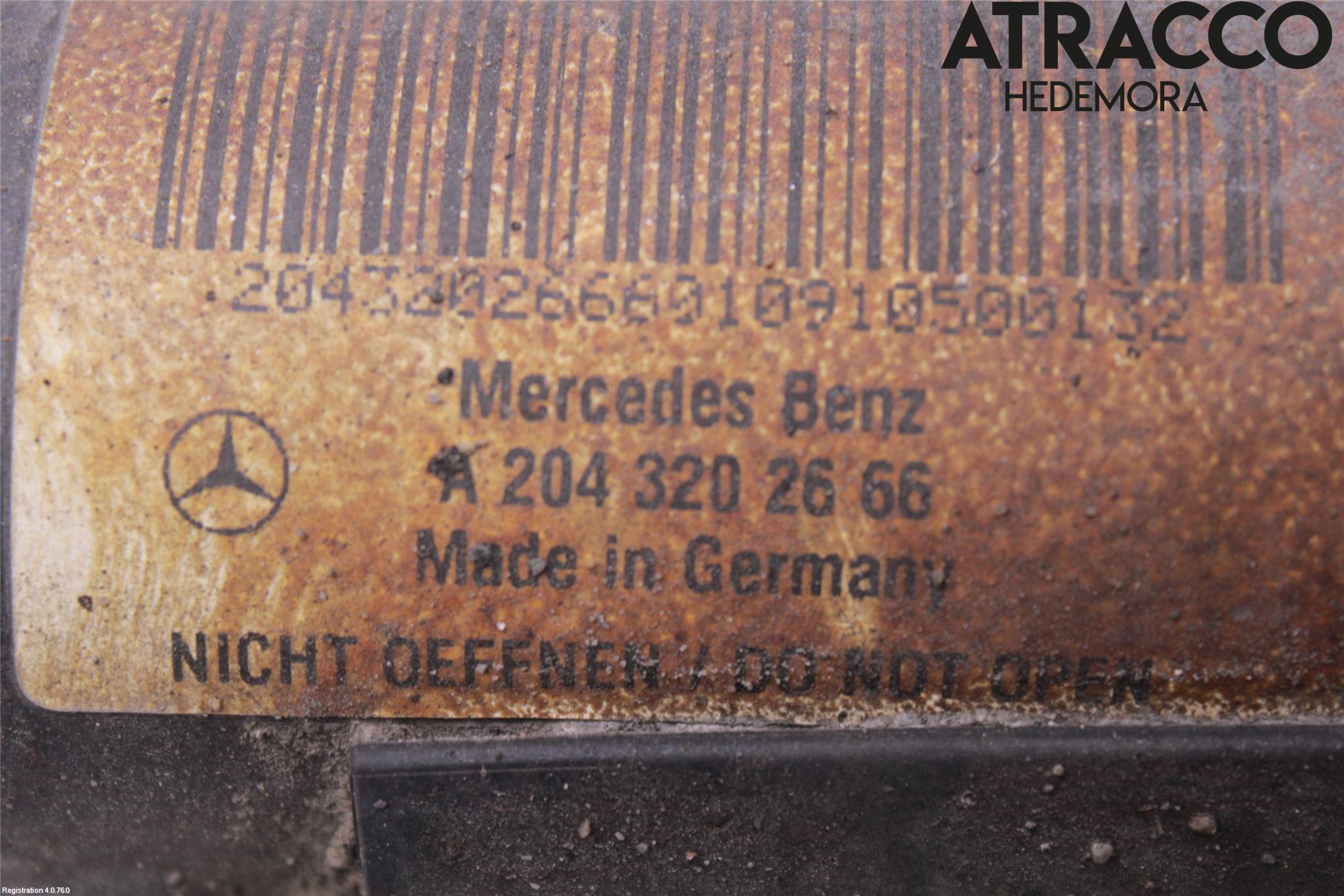 Mercedes-Benz MB C-KLASS (W204) 07-15 Fjærbein Foran Høyre
