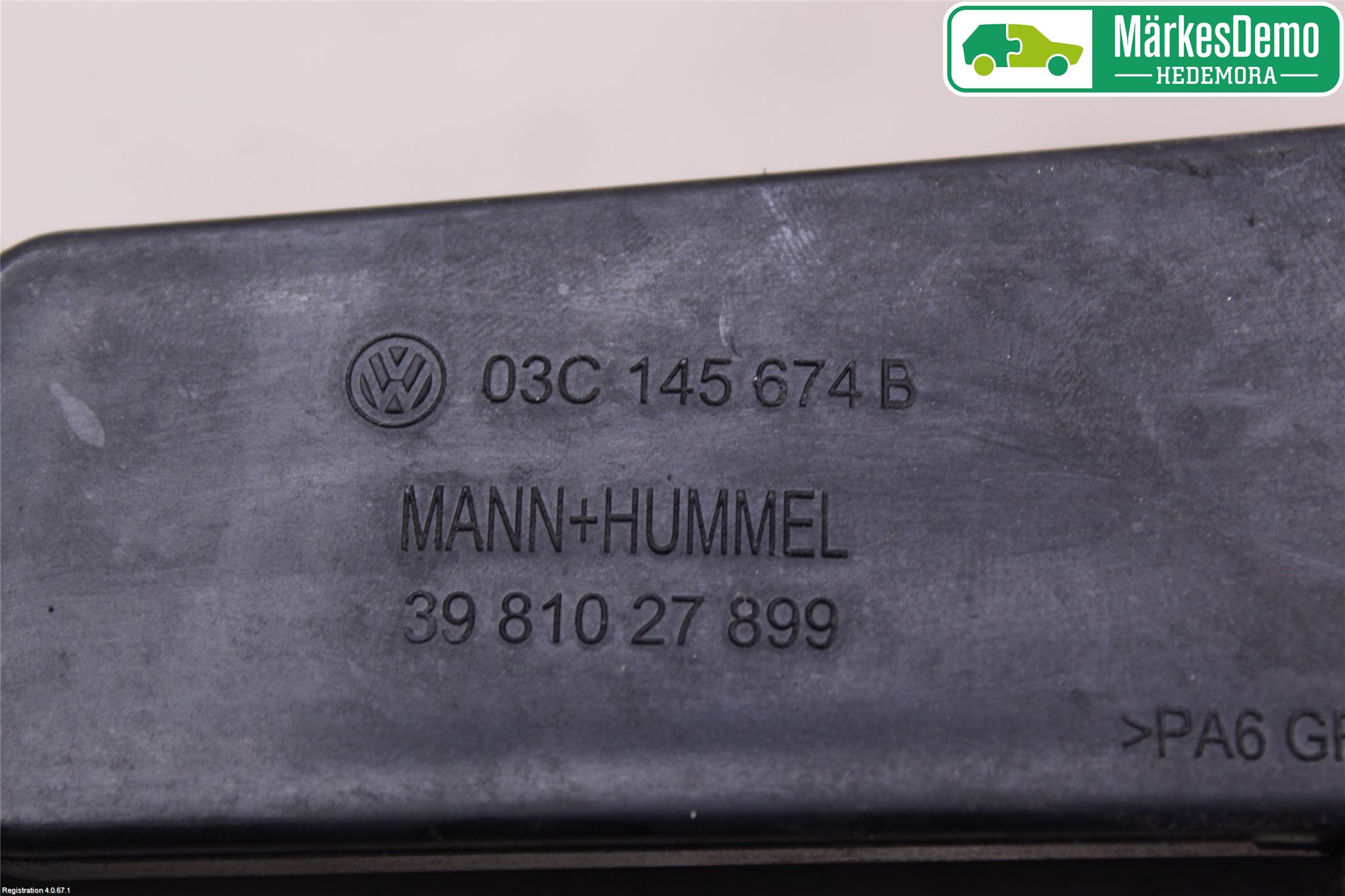 Volkswagen VW SCIROCCO 09-17 Intercooler Rør-Slange
