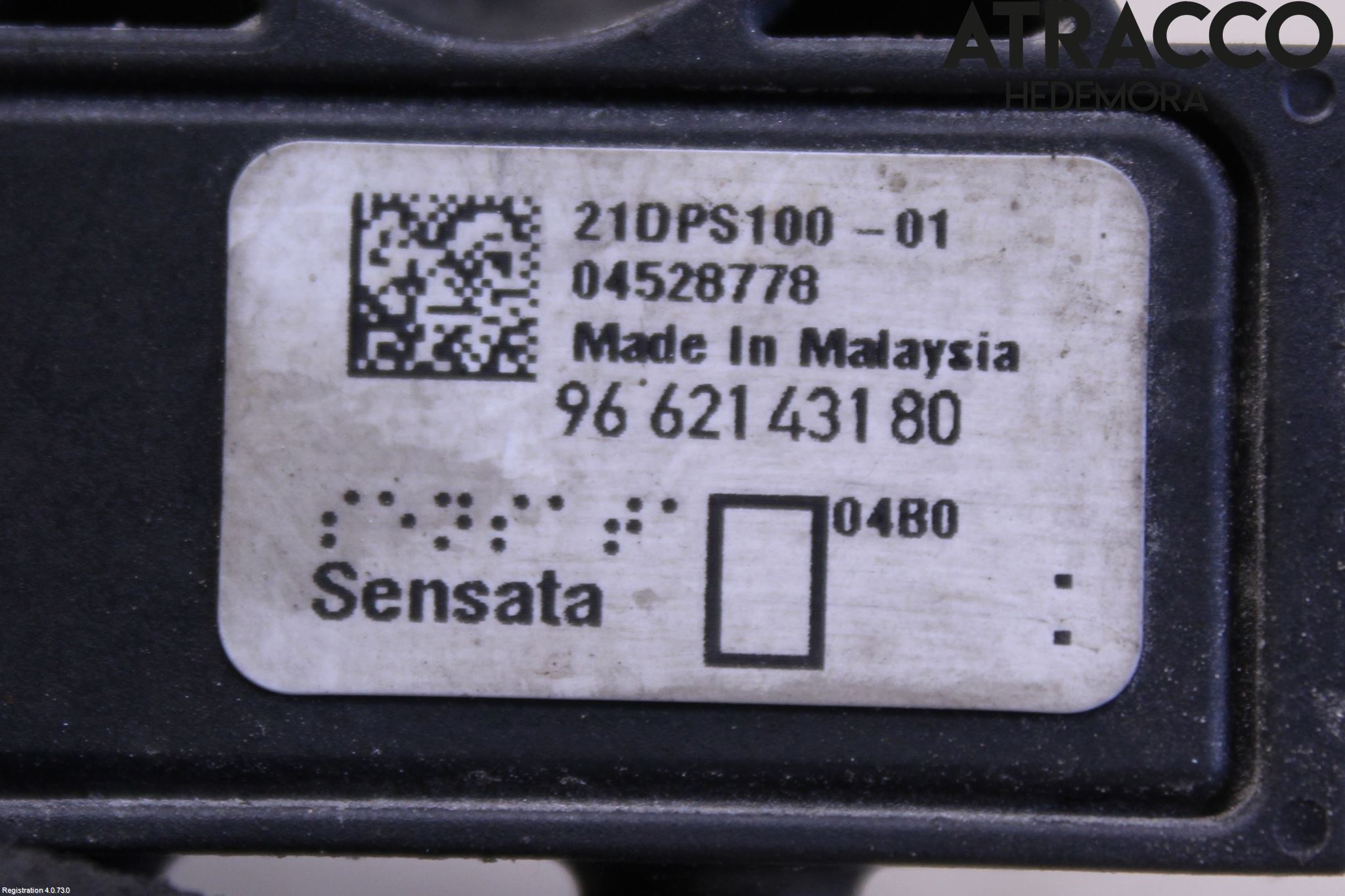 Peugeot 5008 10-16 Sensor Temp-Trykk Avgass