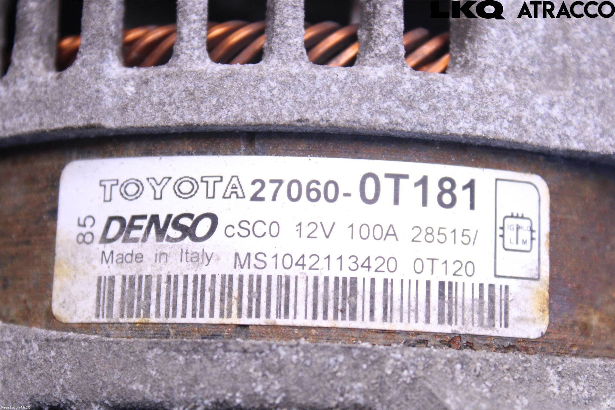 Toyota AVENSIS 09-15 Dynamo