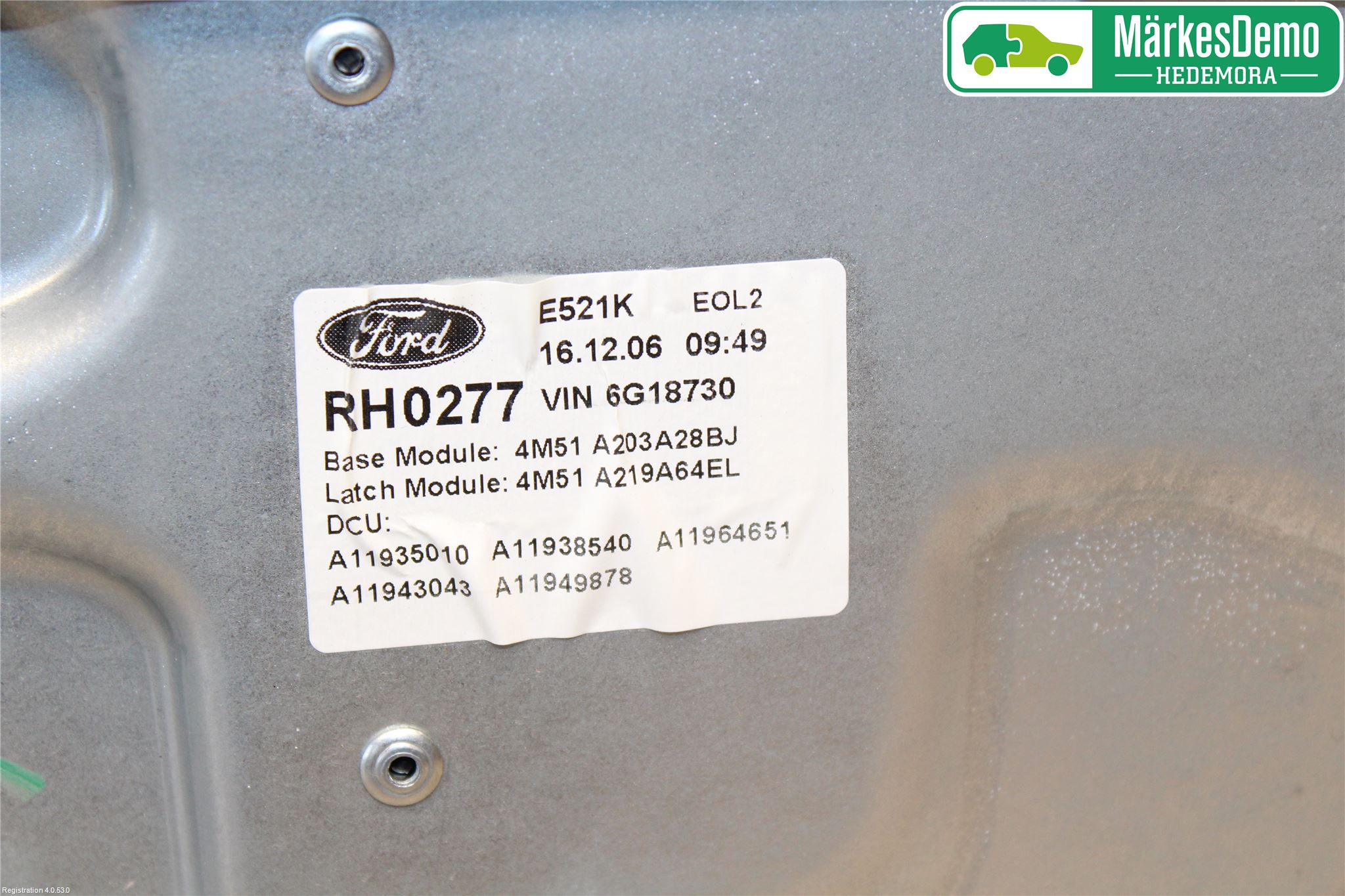 Ford FOCUS     04-07 Vindusheis El Komp