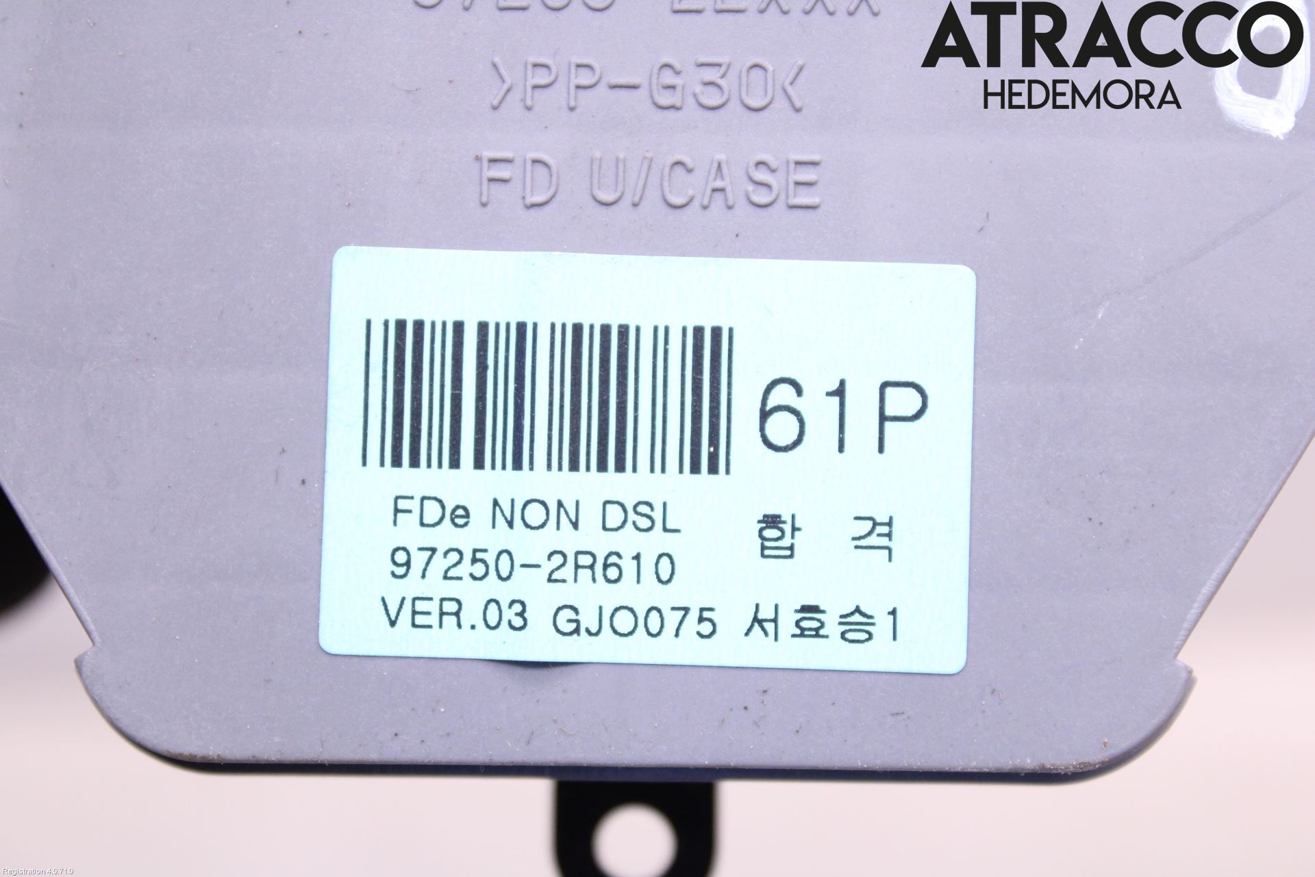 Hyundai i30 FD 07-12 Varme Ac Betjening-Display
