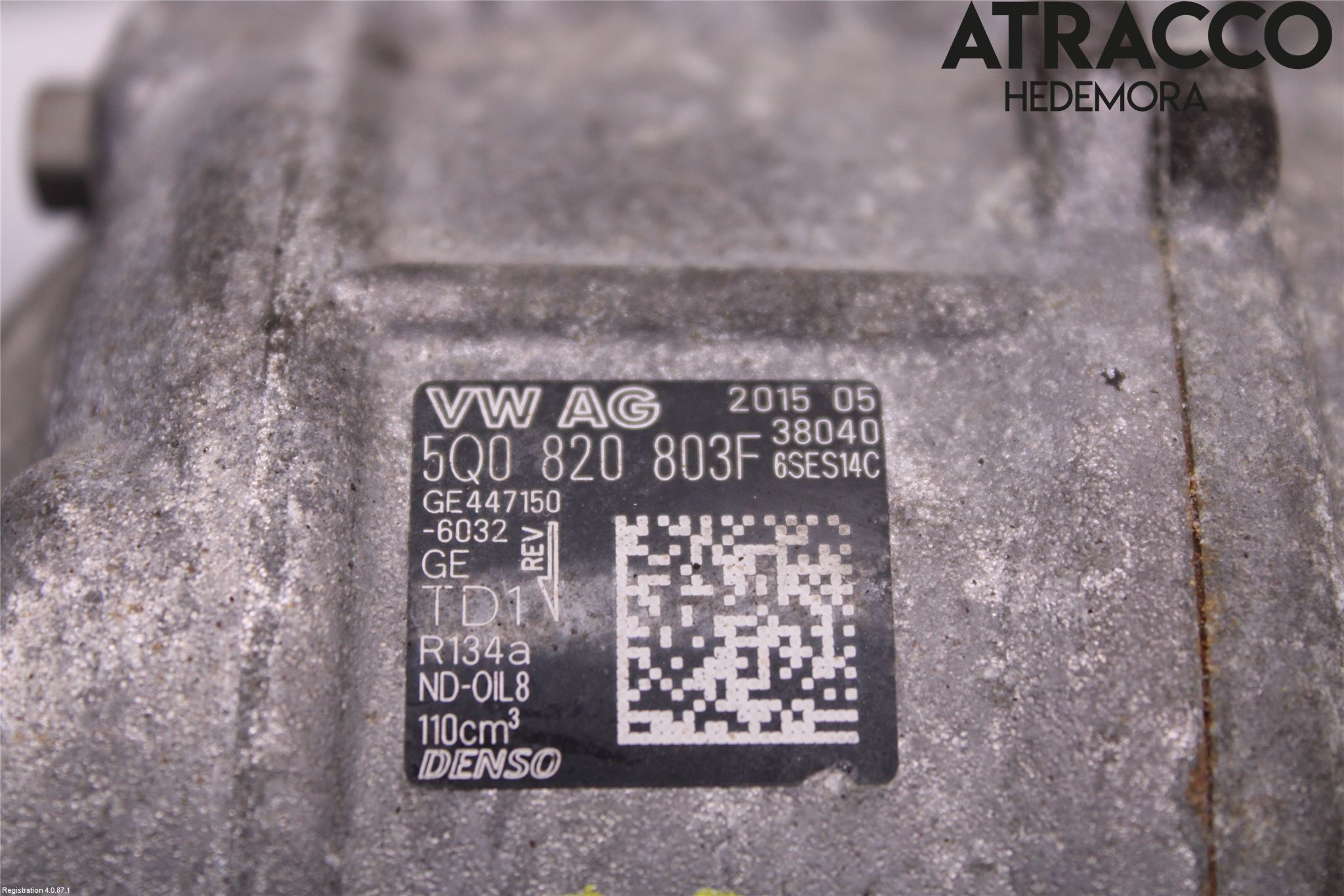 Audi A3/S3 8V 13-20 Varme Ac Kompressor