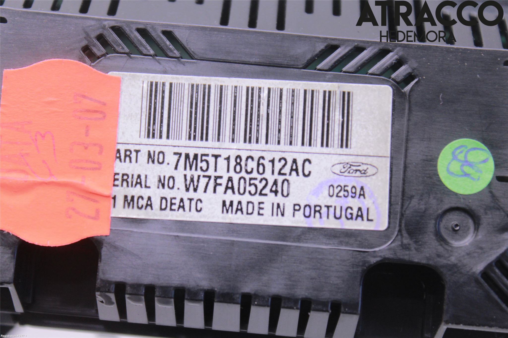 Ford FOCUS     04-07 Varme Ac Betjening-Display