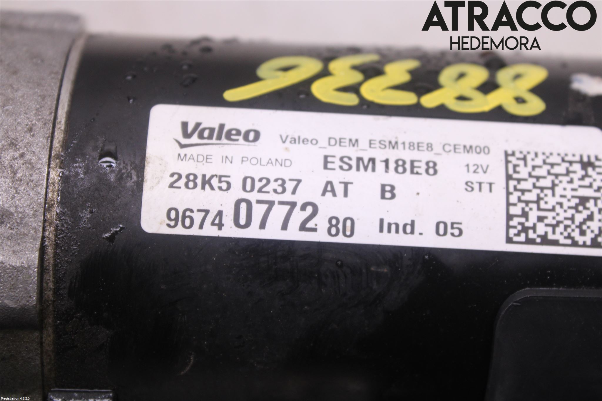 Peugeot 208 12-15 Startmotor