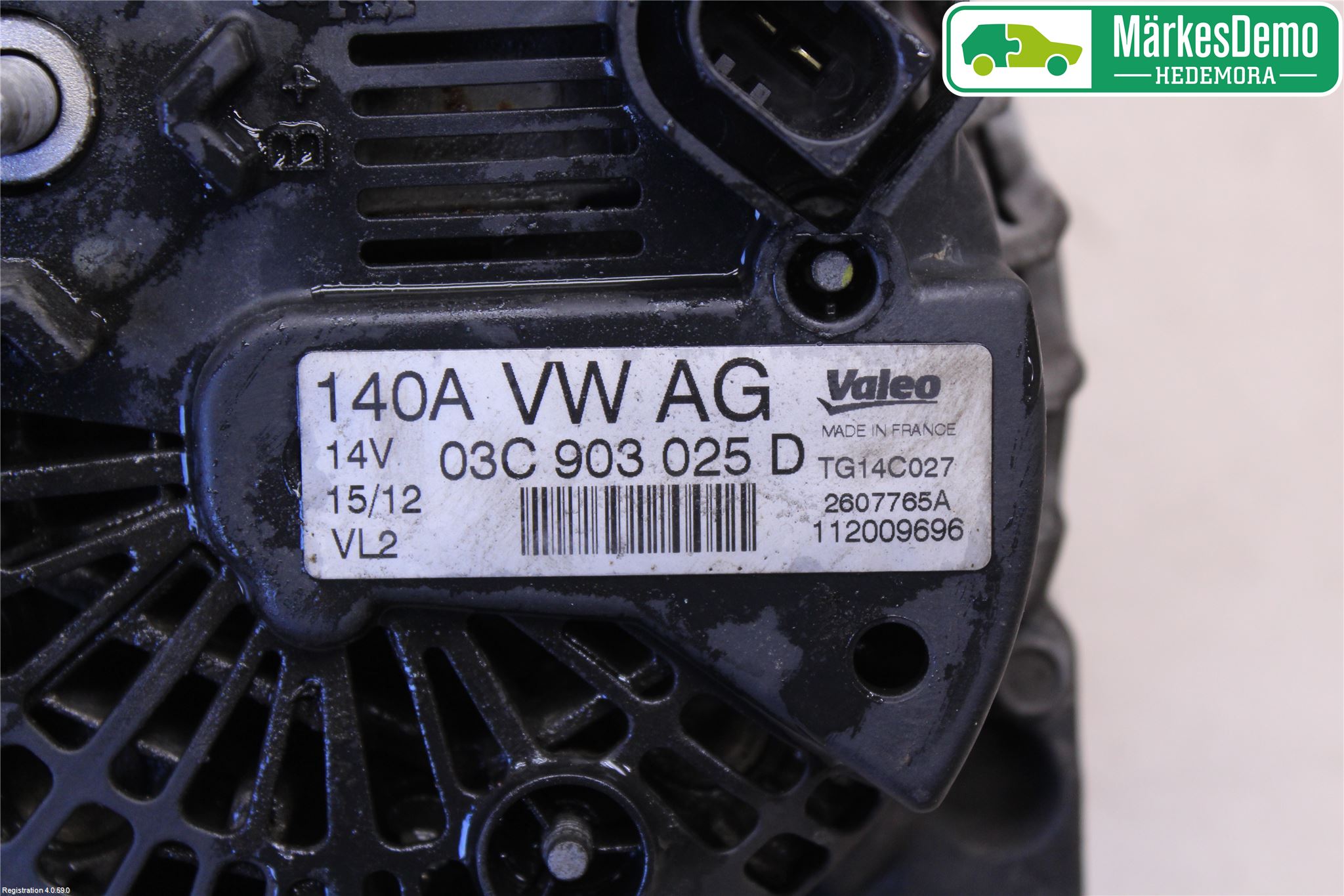 Volkswagen VW GOLF VI 09-13 Dynamo