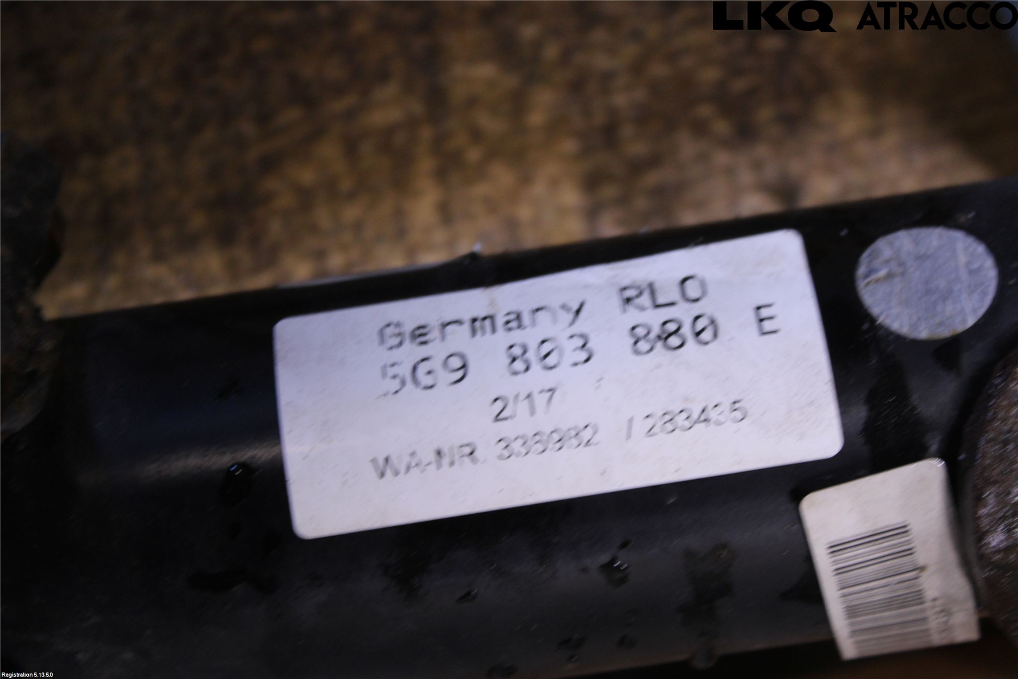Volkswagen VW GOLF / E-GOLF VII 13-20 Tilhengerfeste