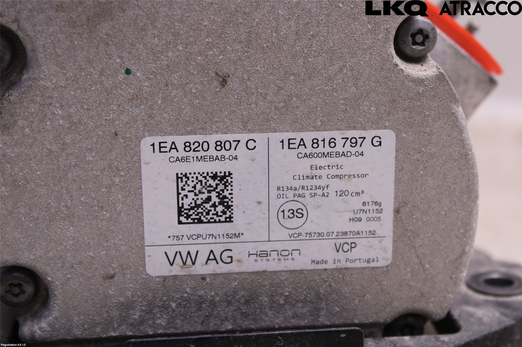 Volkswagen VW ID BUZZ/CARGO 22- Varme Ac Kompressor