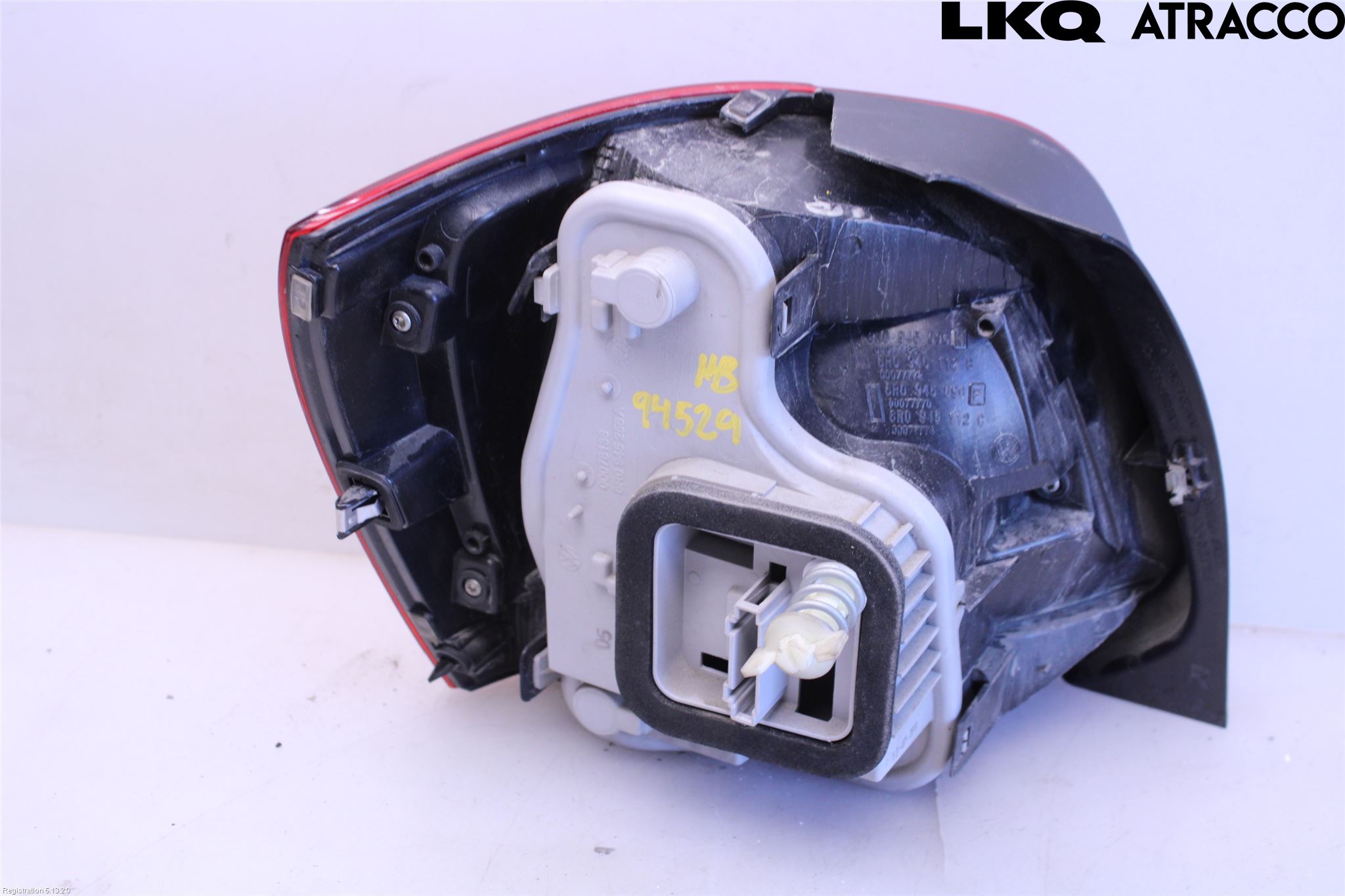 Volkswagen VW POLO 10-17 Baklykt Høyre