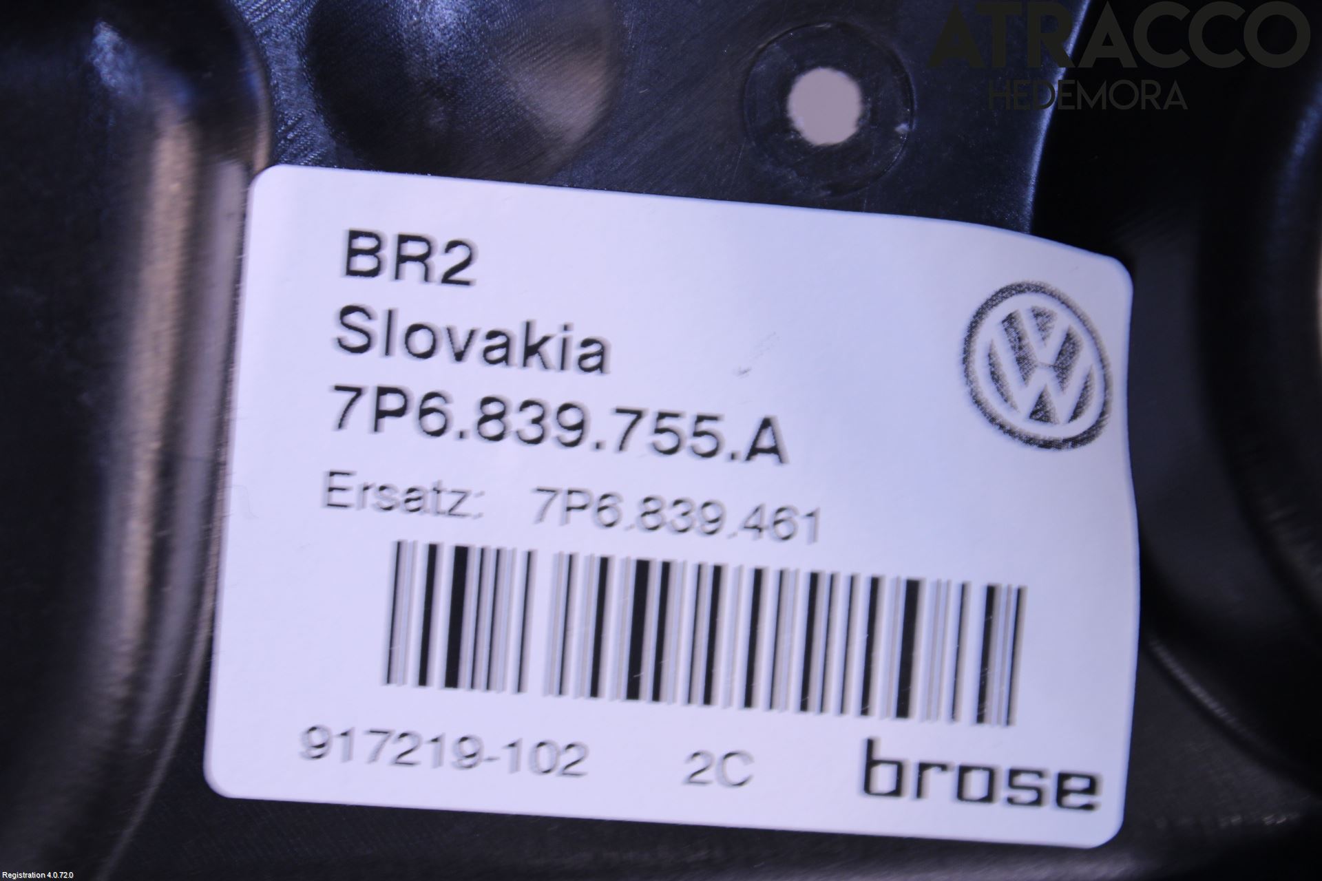 Volkswagen VW TOUAREG 7P 11-18 Vindusheis El Komp