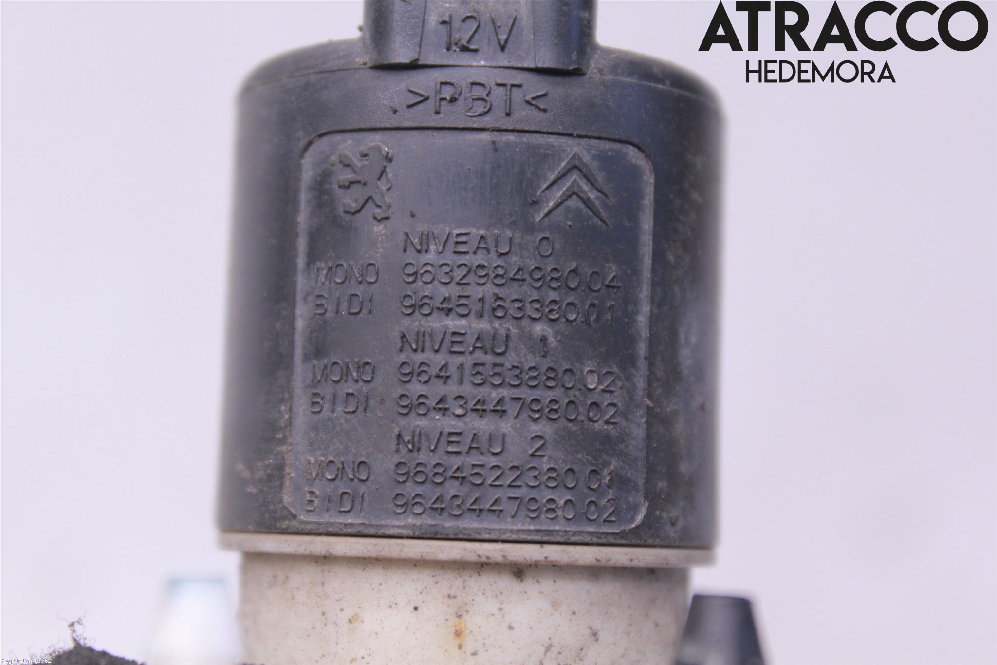 Citroen C4 GRAND PICASSO 14-18 Spylerpumpe Frontrute