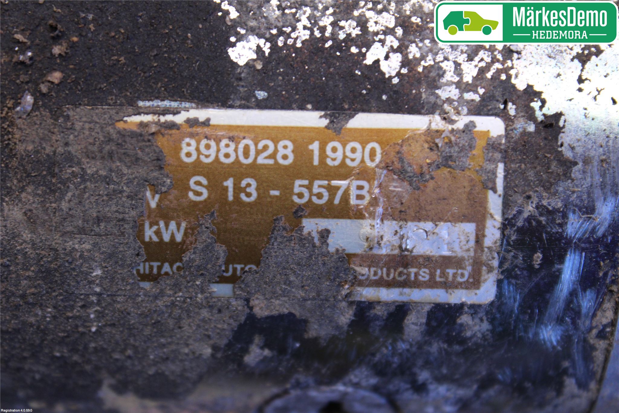 Isuzu D-MAX Startmotor Diesel