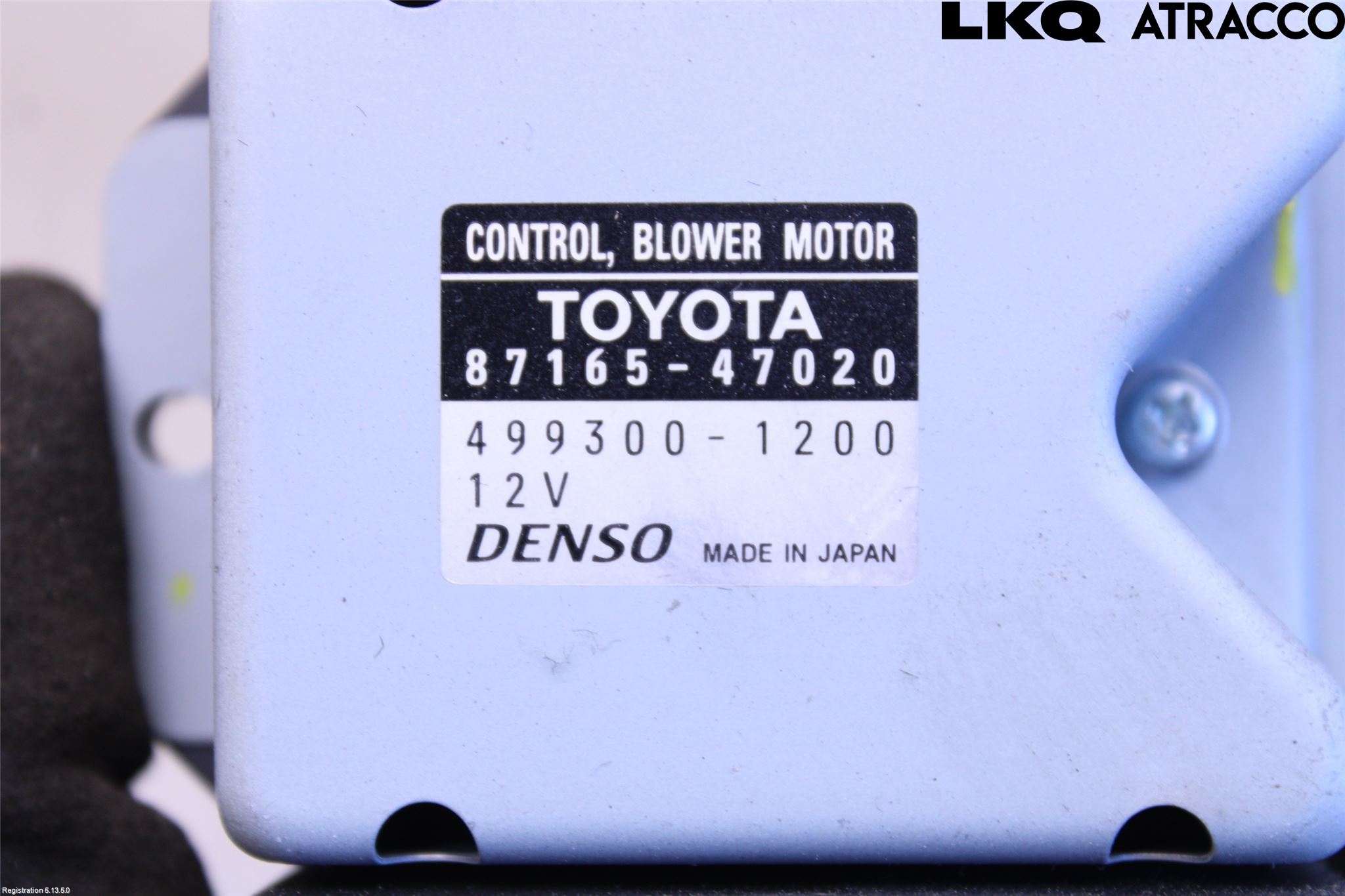 Toyota PRIUS NWH20 04-08 Varmeapparat Viftemotstand