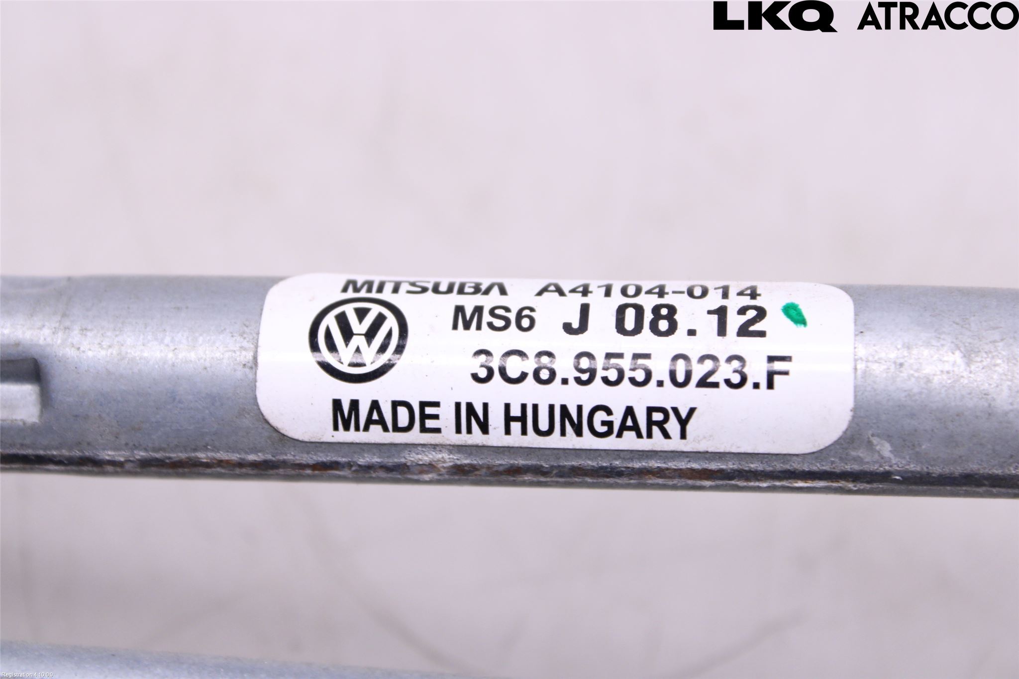 Volkswagen VW PASSAT CC 08-16 Viskeroverføring Frontrute