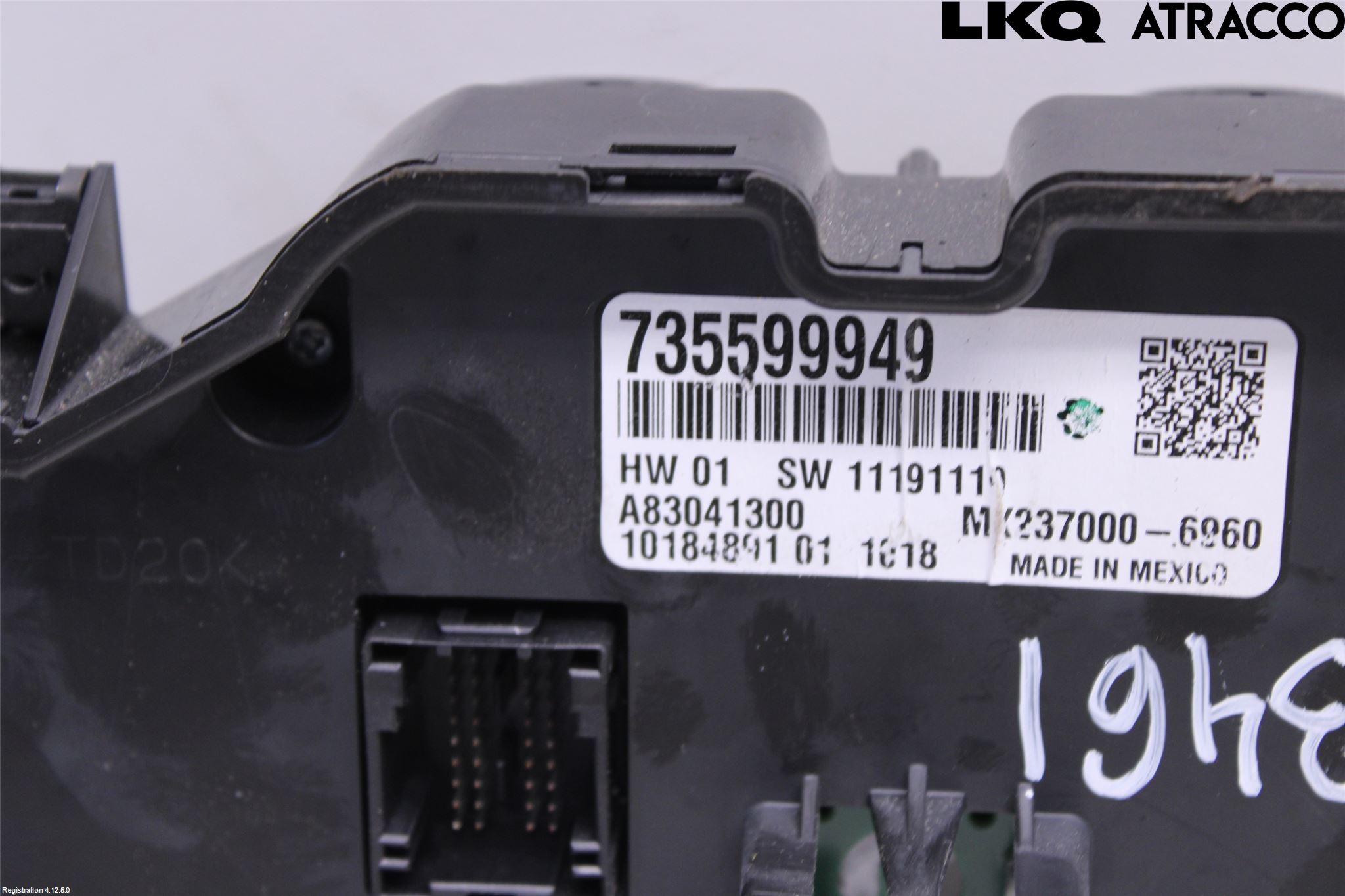Fiat PANDA 12- Varme Ac Betjening-Display