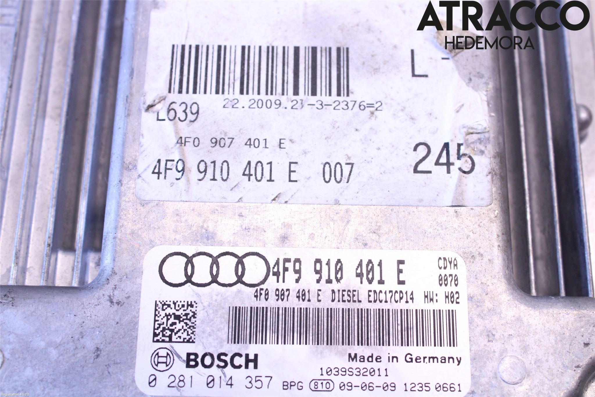 Audi ALLROAD 06-11 Styreenhet Dieselpumpe