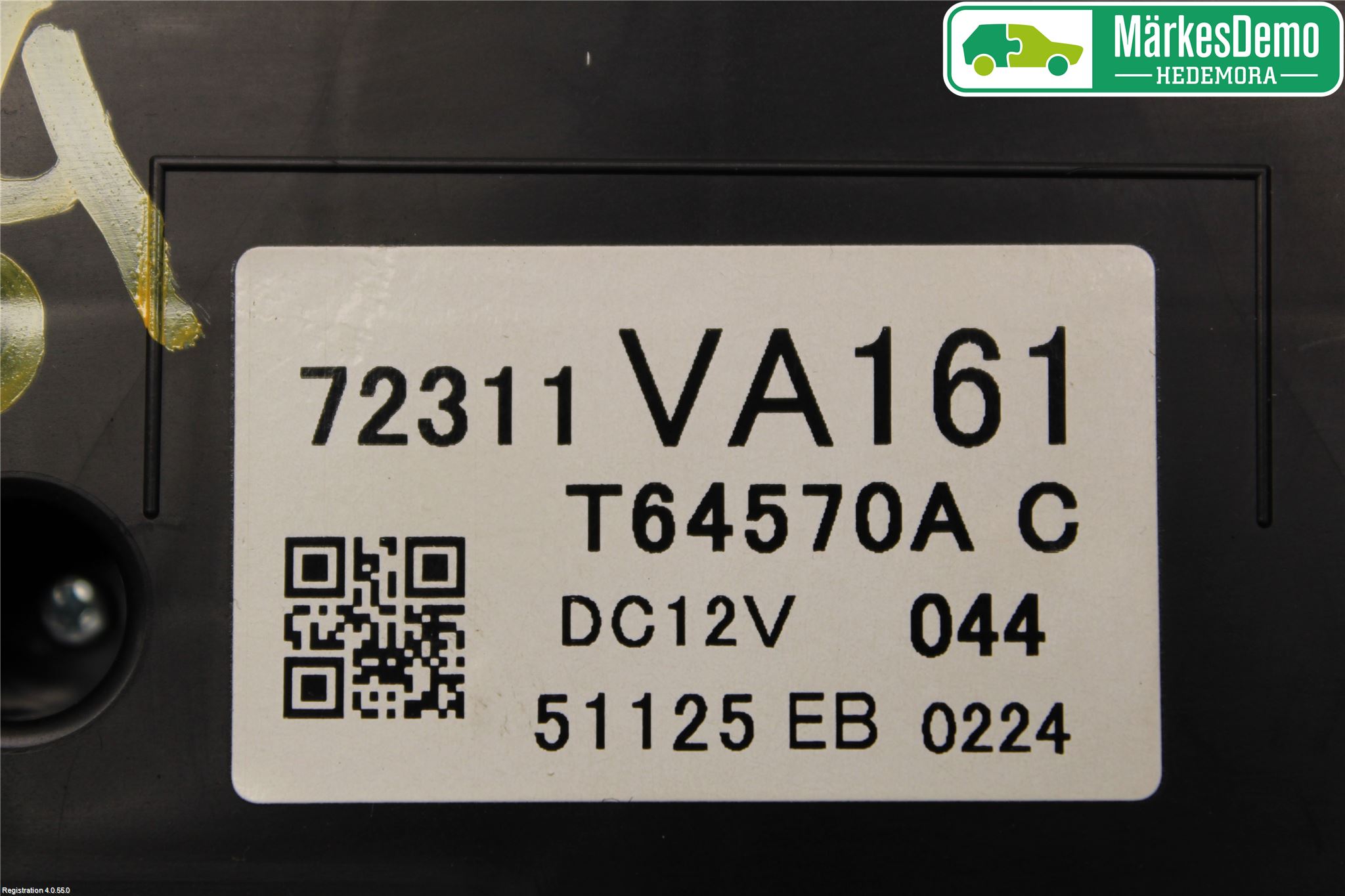 Subaru LEVORG 14-20 Varme Ac Betjening-Display
