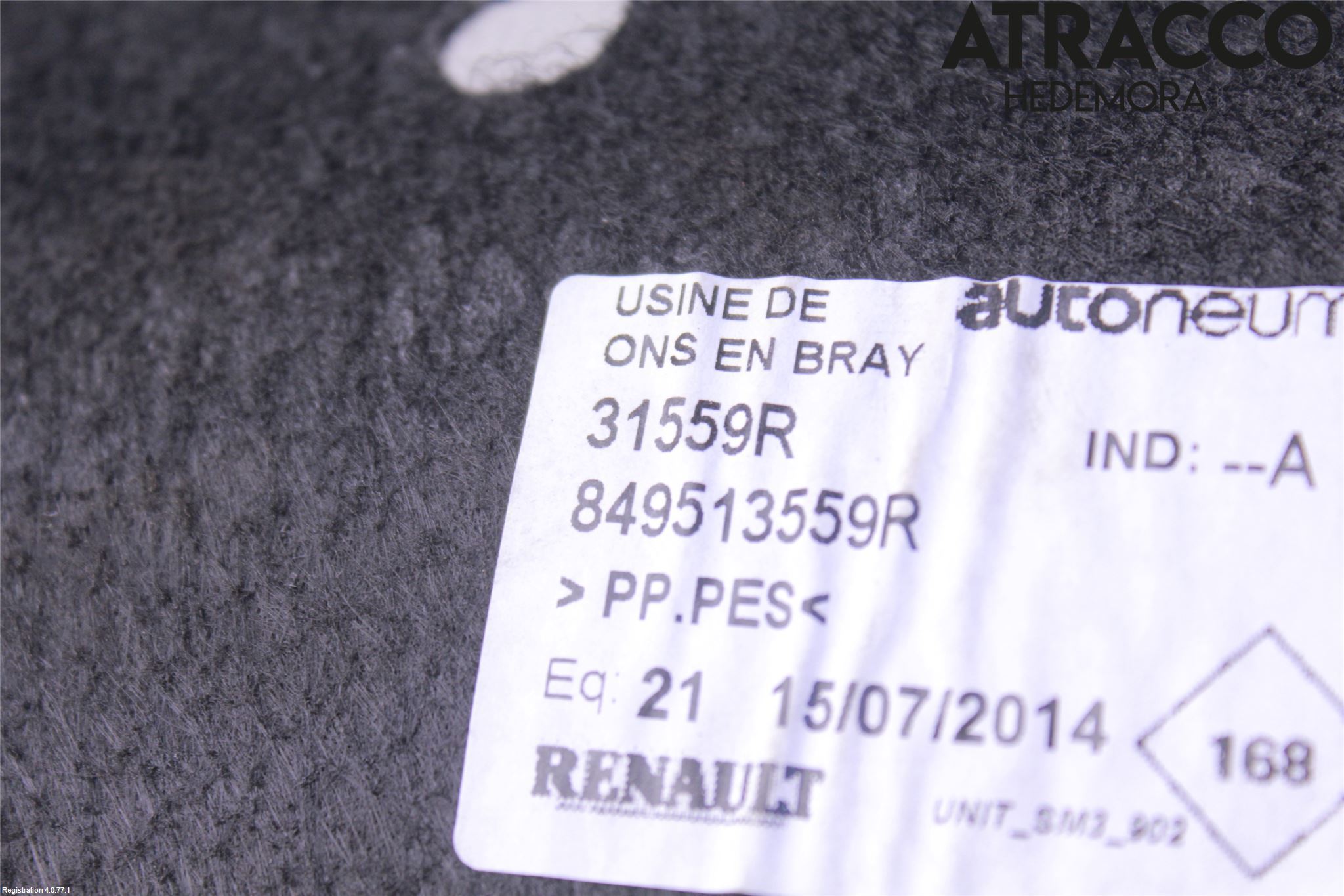 Renault ZOE/E-TECH 13- Innr Bakluketrekk