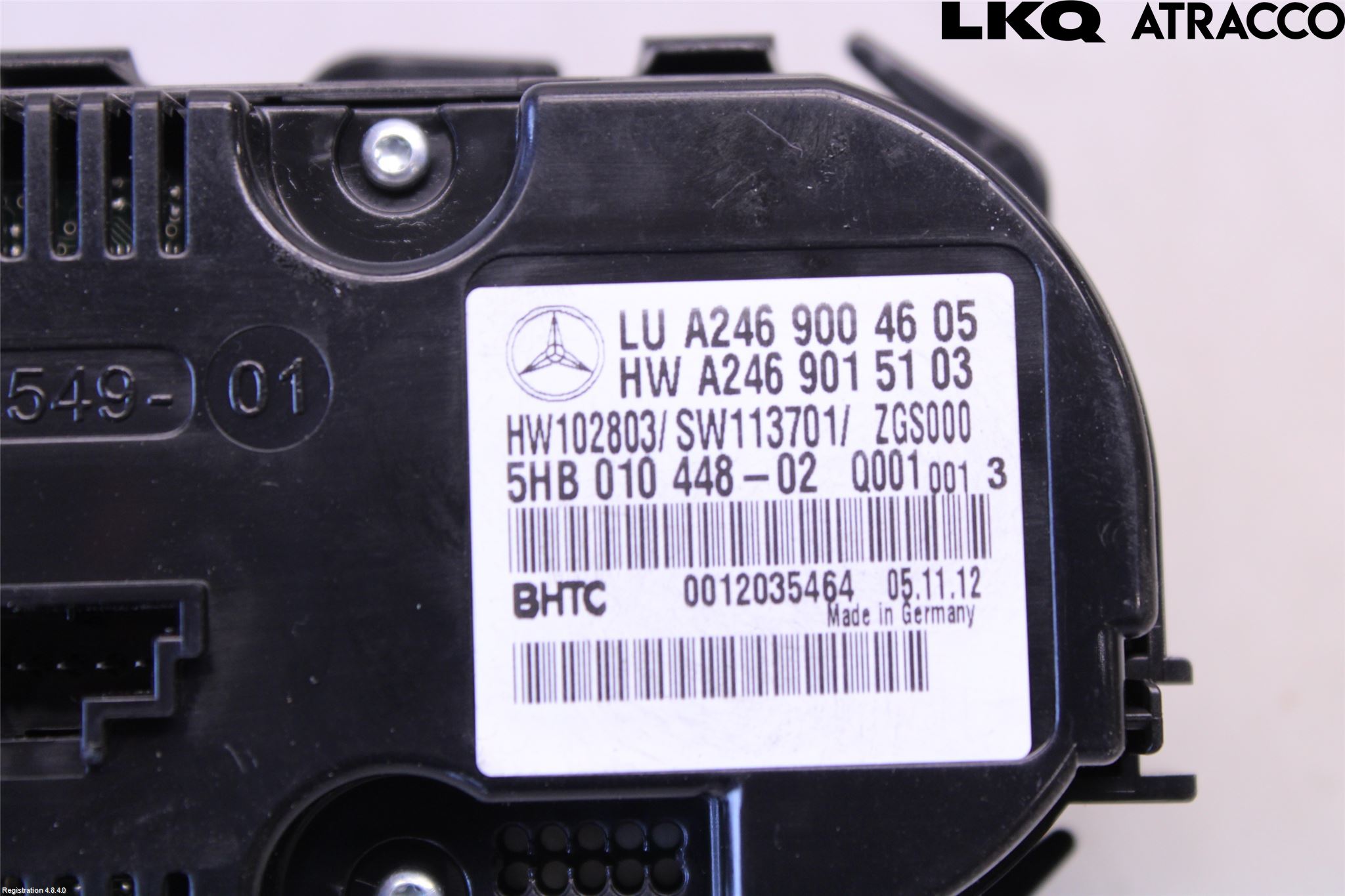 Mercedes-Benz MB A-KLASS (W176) 13-18 Varme Ac Betjening-Display