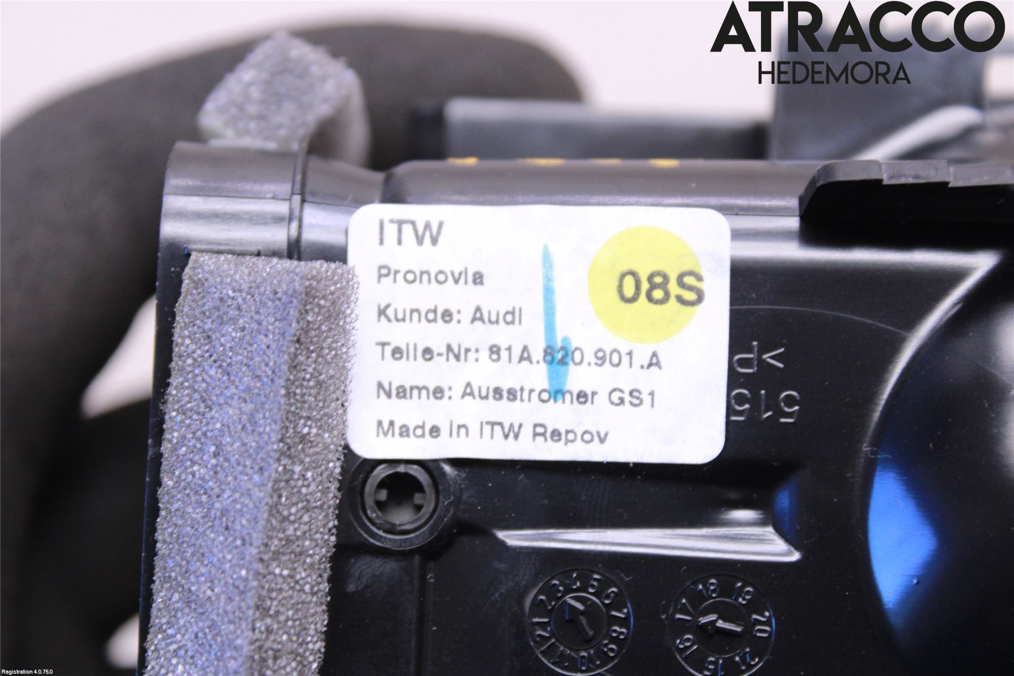 Audi A3/S3 8V 13-20 Dashbord Kanal - Dyse