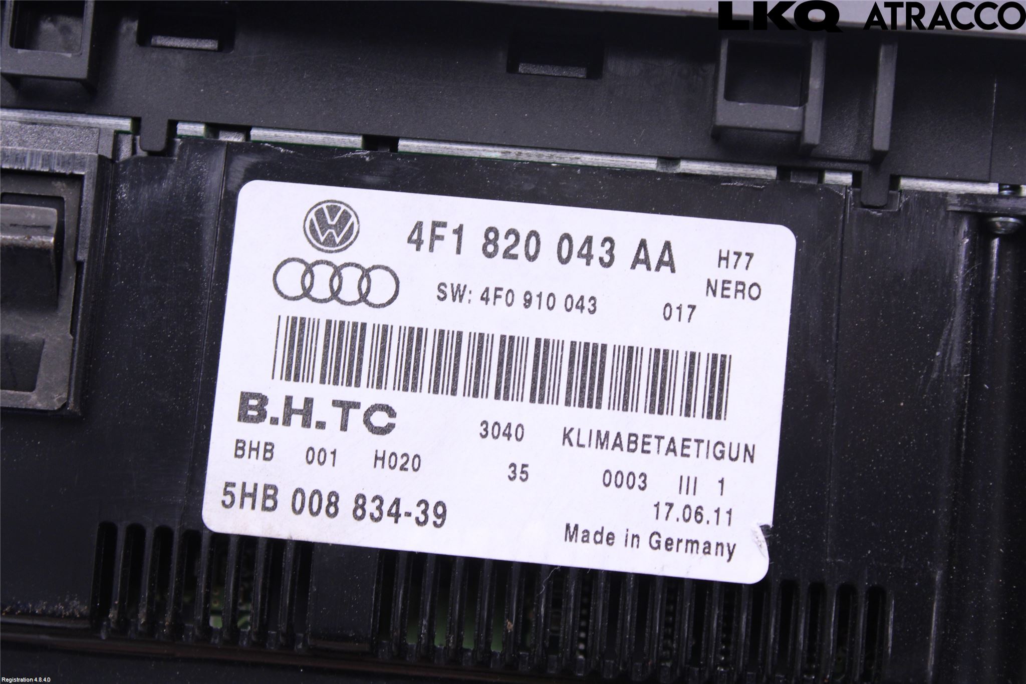 Audi A6/S6     05-11 Varme Ac Betjening-Display
