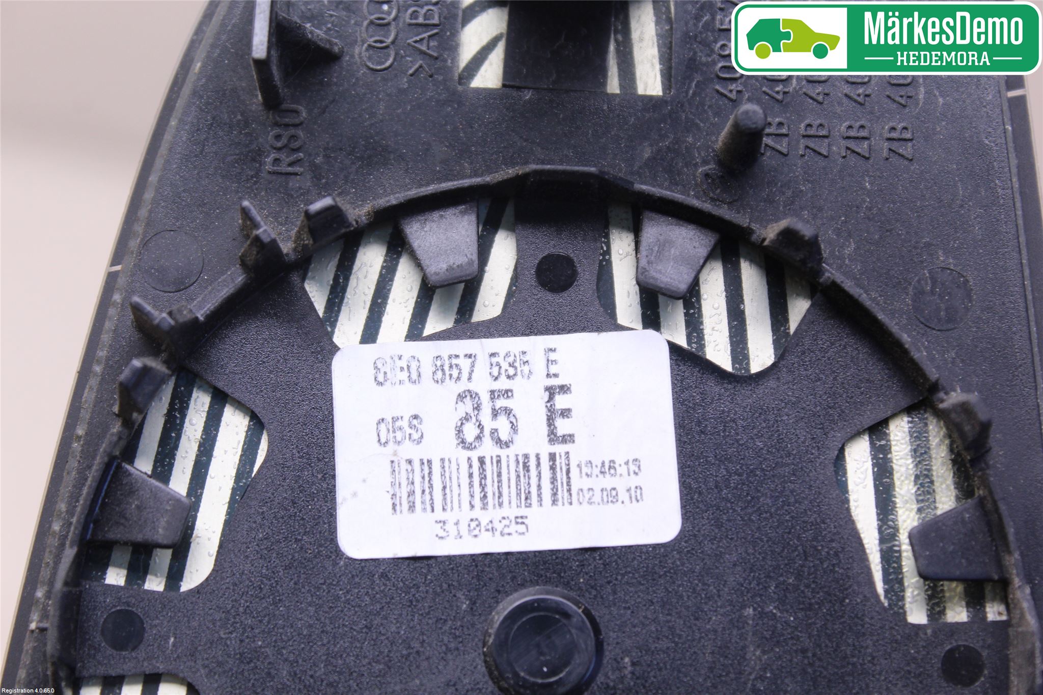 Audi A3/S3 05-13 Speil Glass V