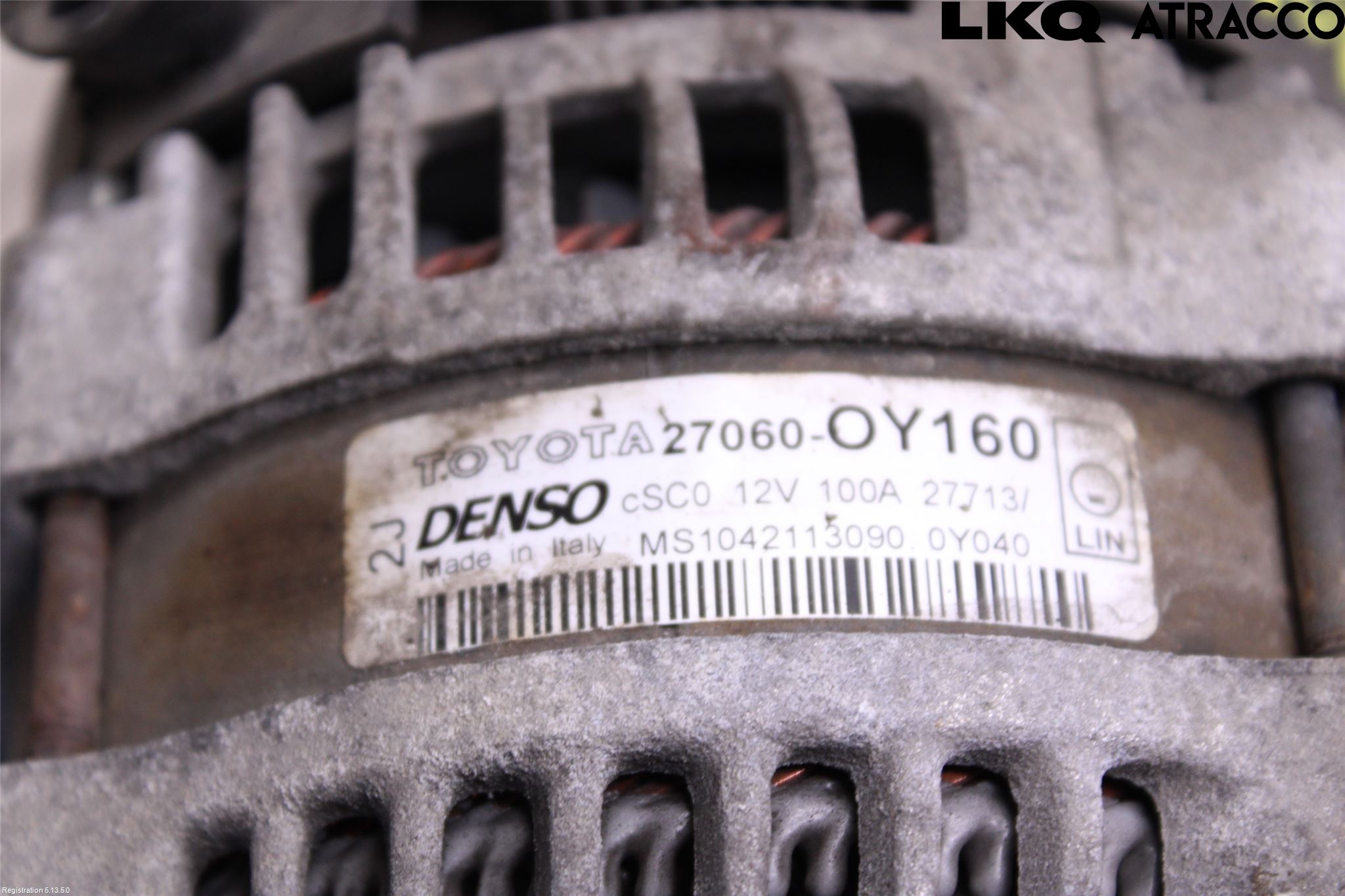 Toyota YARIS XP130 12-14 Dynamo