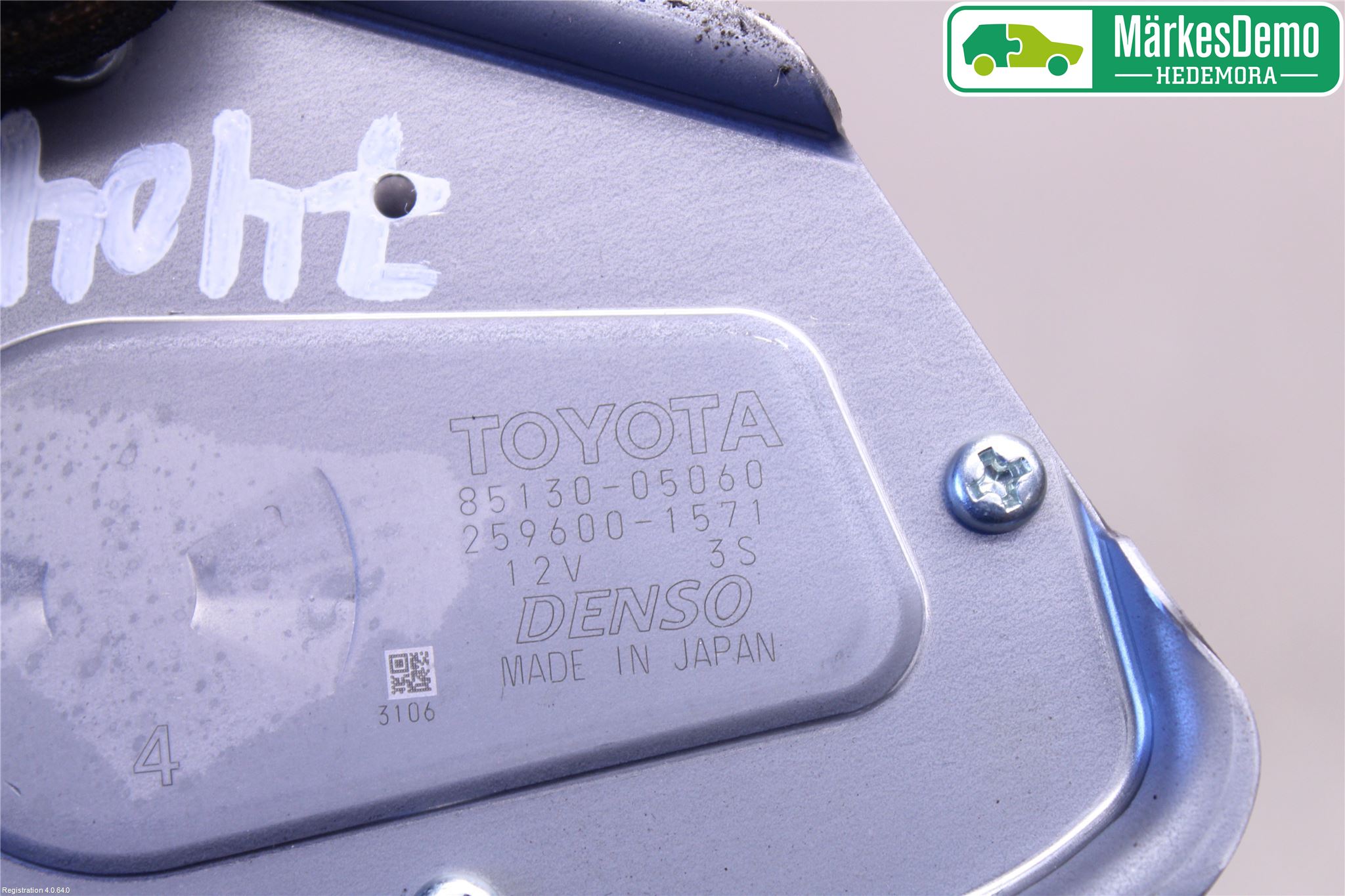 Toyota AVENSIS 16-18 Viskermotor Bakluke