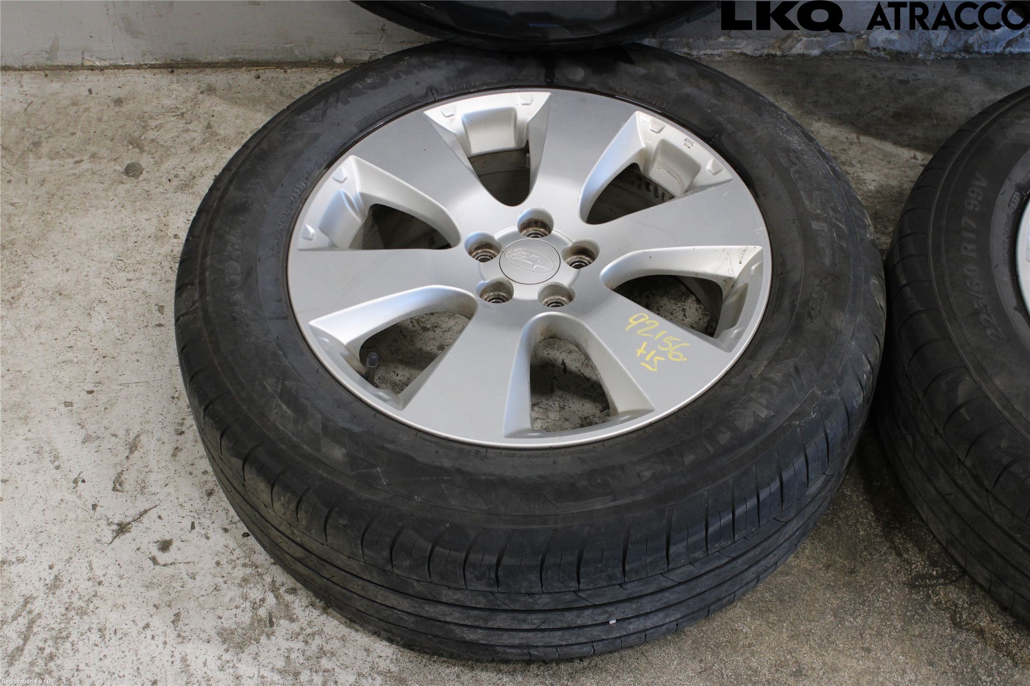 Subaru OUTBACK 10-15 Dekk Sommer På Alu Felg 4Stk