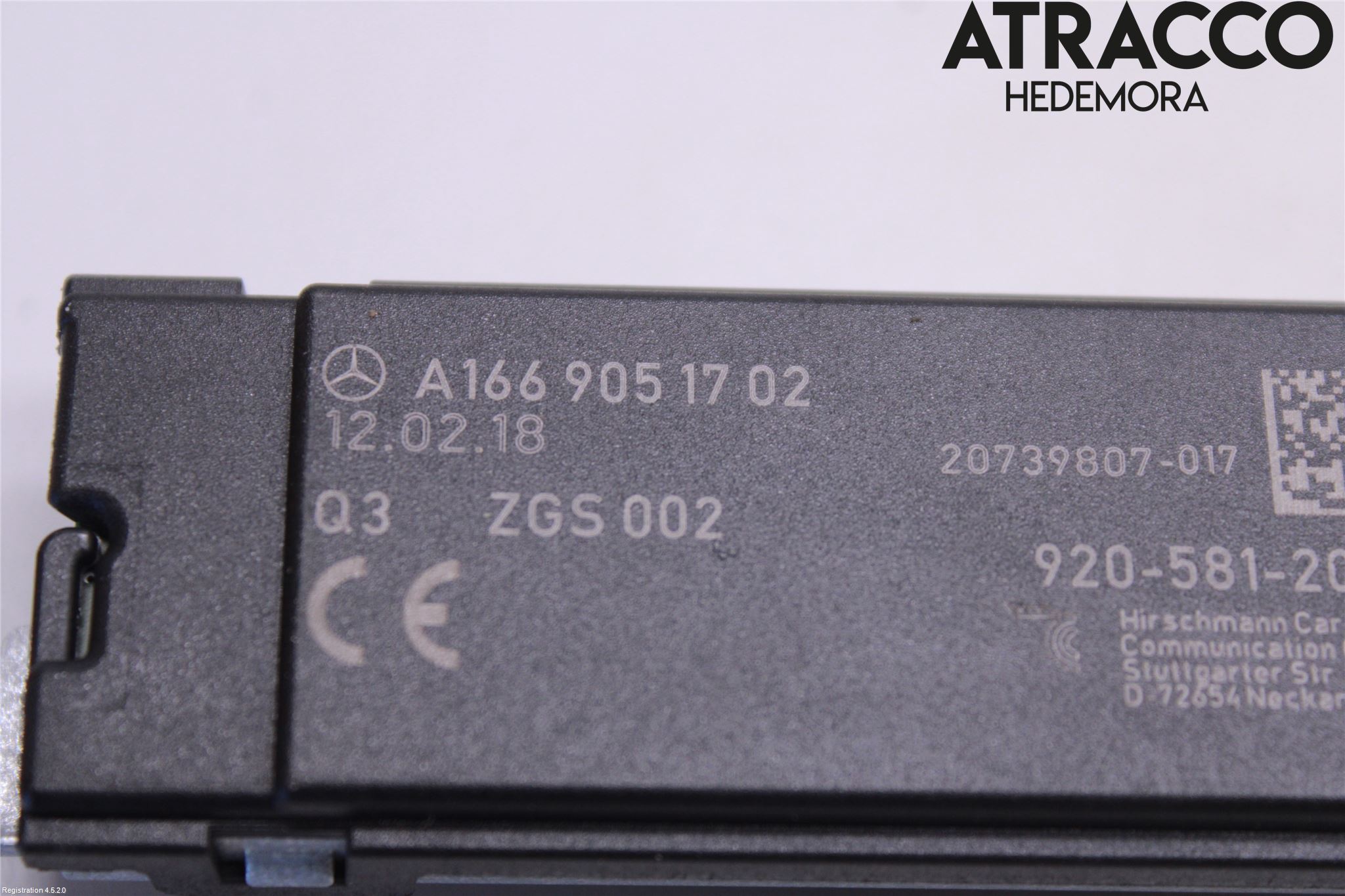 Mercedes-Benz MB GLC-KLASS (X253/C253) 15-22 Stereo Antenneforsterker