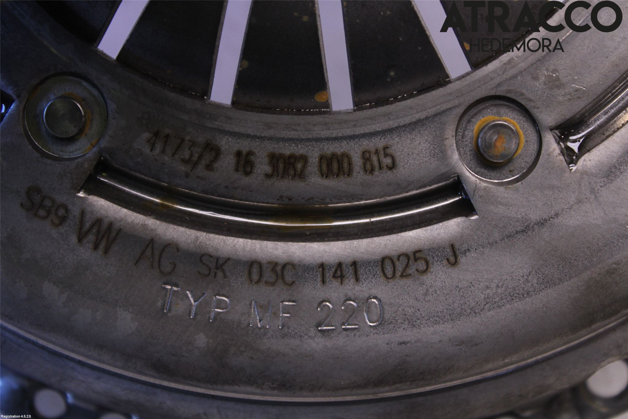 Volkswagen VW POLO 10-17 Clutch Trykkplate