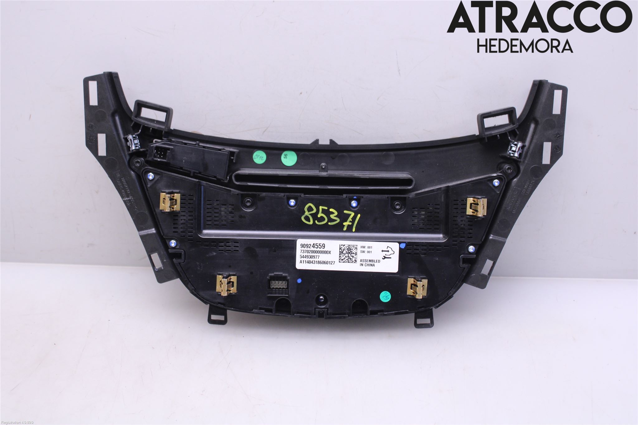 Opel INSIGNIA 09-16 Varme Ac Betjening-Display