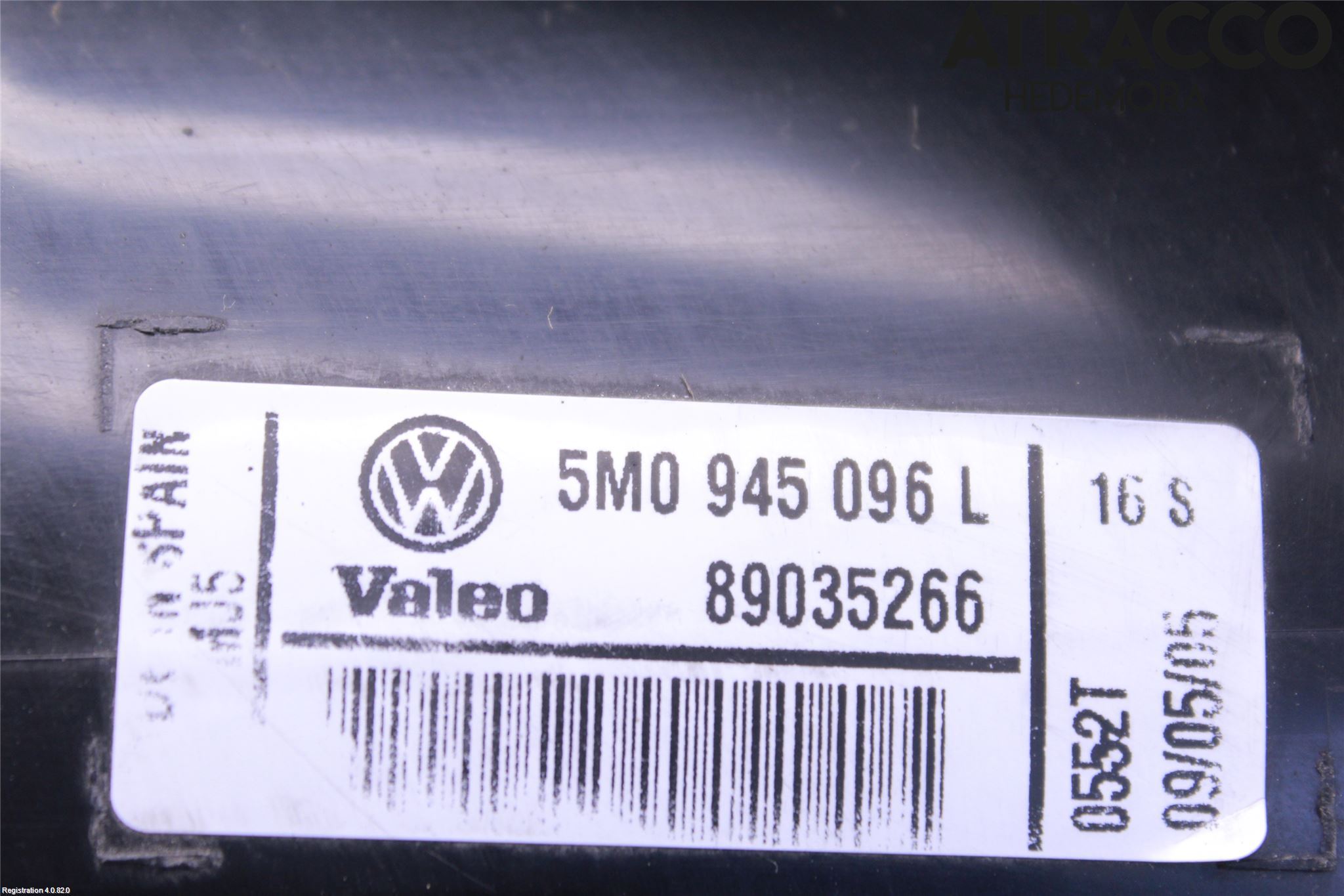 Volkswagen VW GOLF PLUS/CROSS GOLF 04-14 Baklykt Høyre