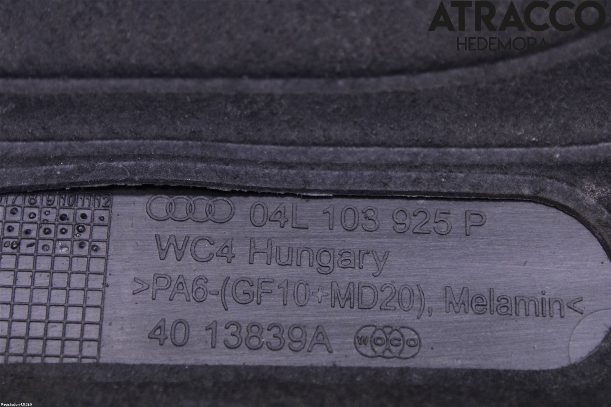 Audi A5 17- Motor Deksel Over Motor