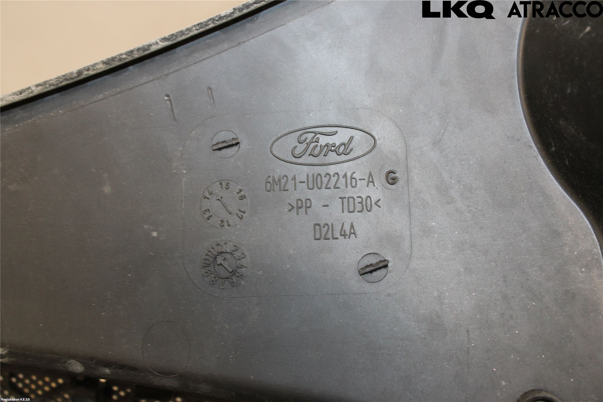 Ford S-MAX 06-15 Visker Deksel-Grill-Under Frr