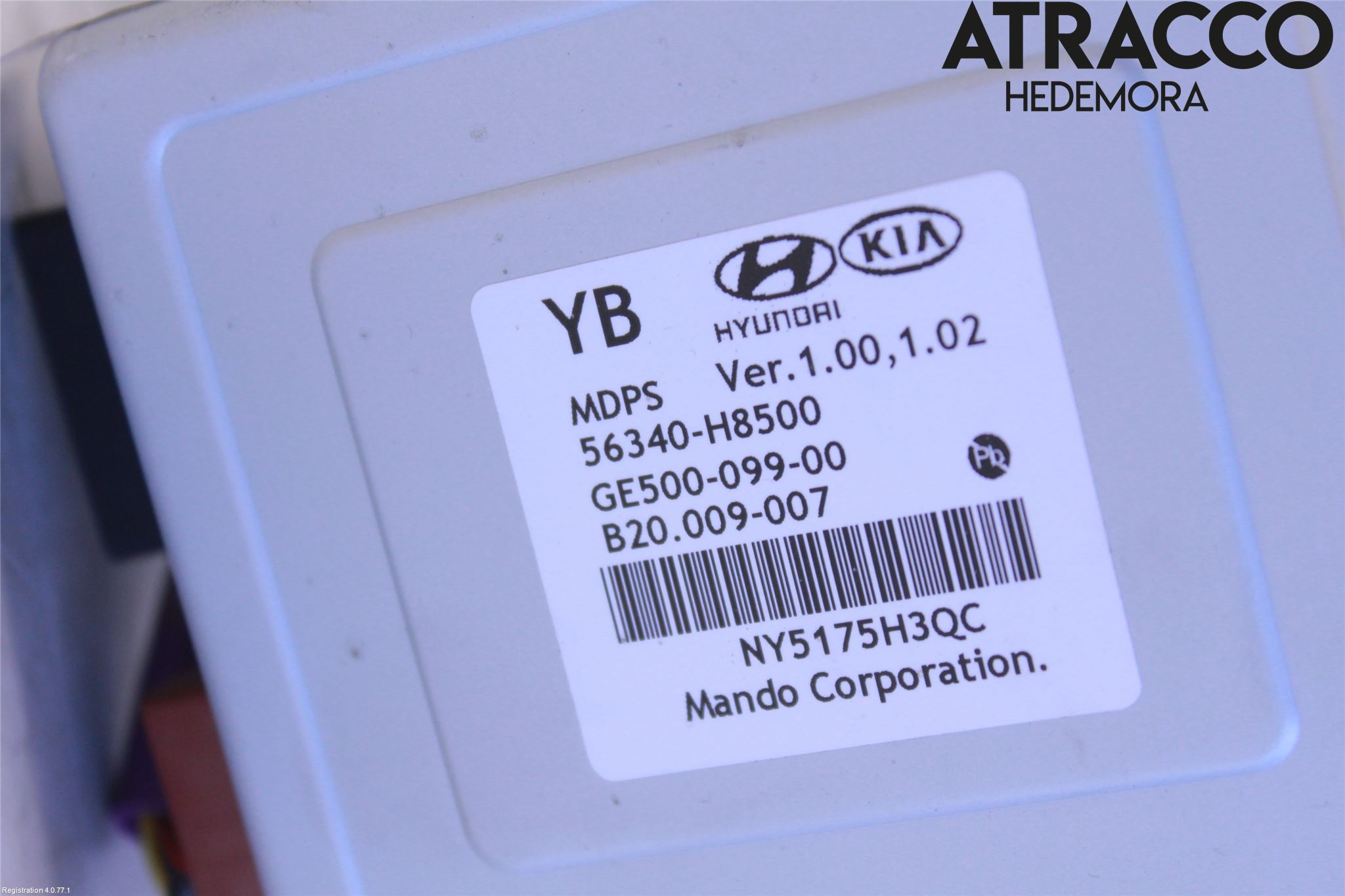 Kia NIRO (DE) 17-22 Rattakselaggregat Innebygd Servo