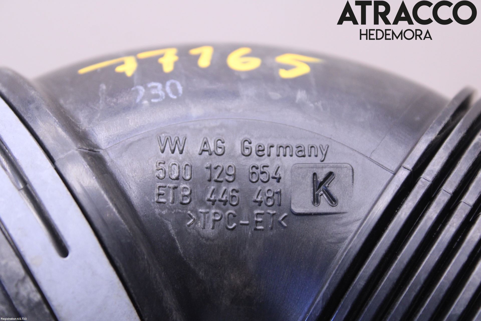 Audi A3/S3 8V 13-20 Inns Gummibelg - Slange