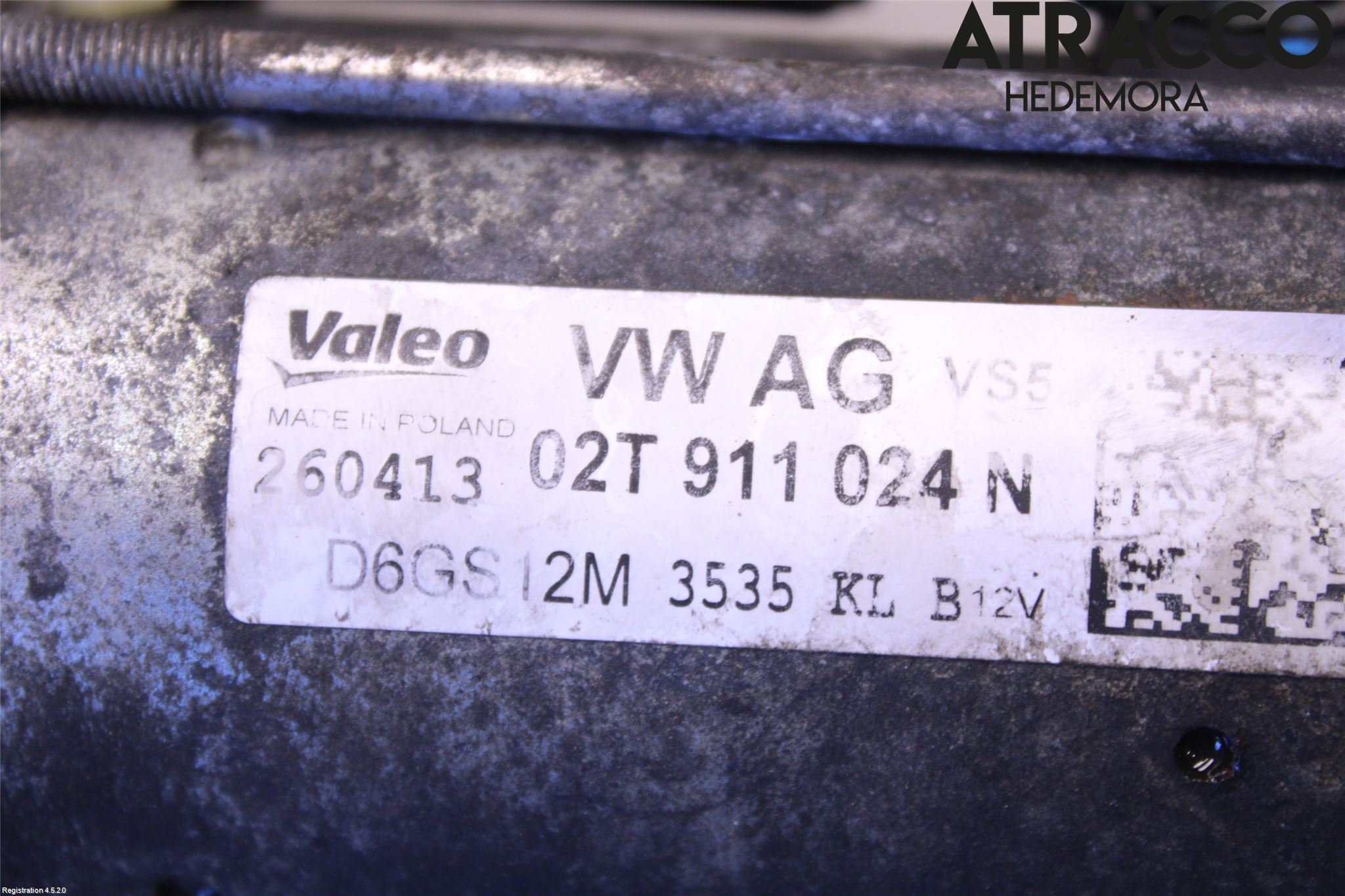 Volkswagen VW POLO 10-17 Startmotor