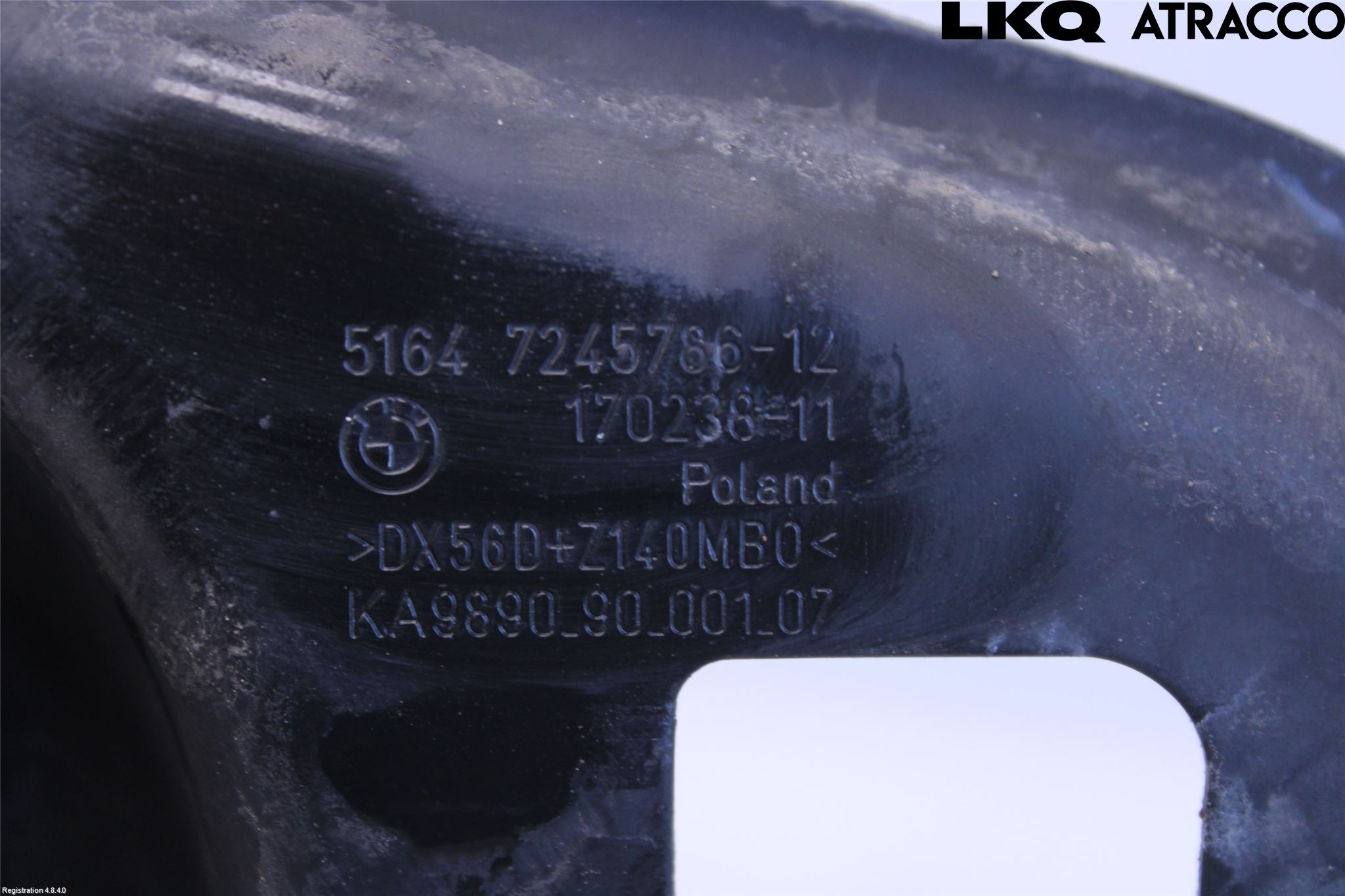 BMW 3 F30/F31/F80 12-19 Frontplate Øvre