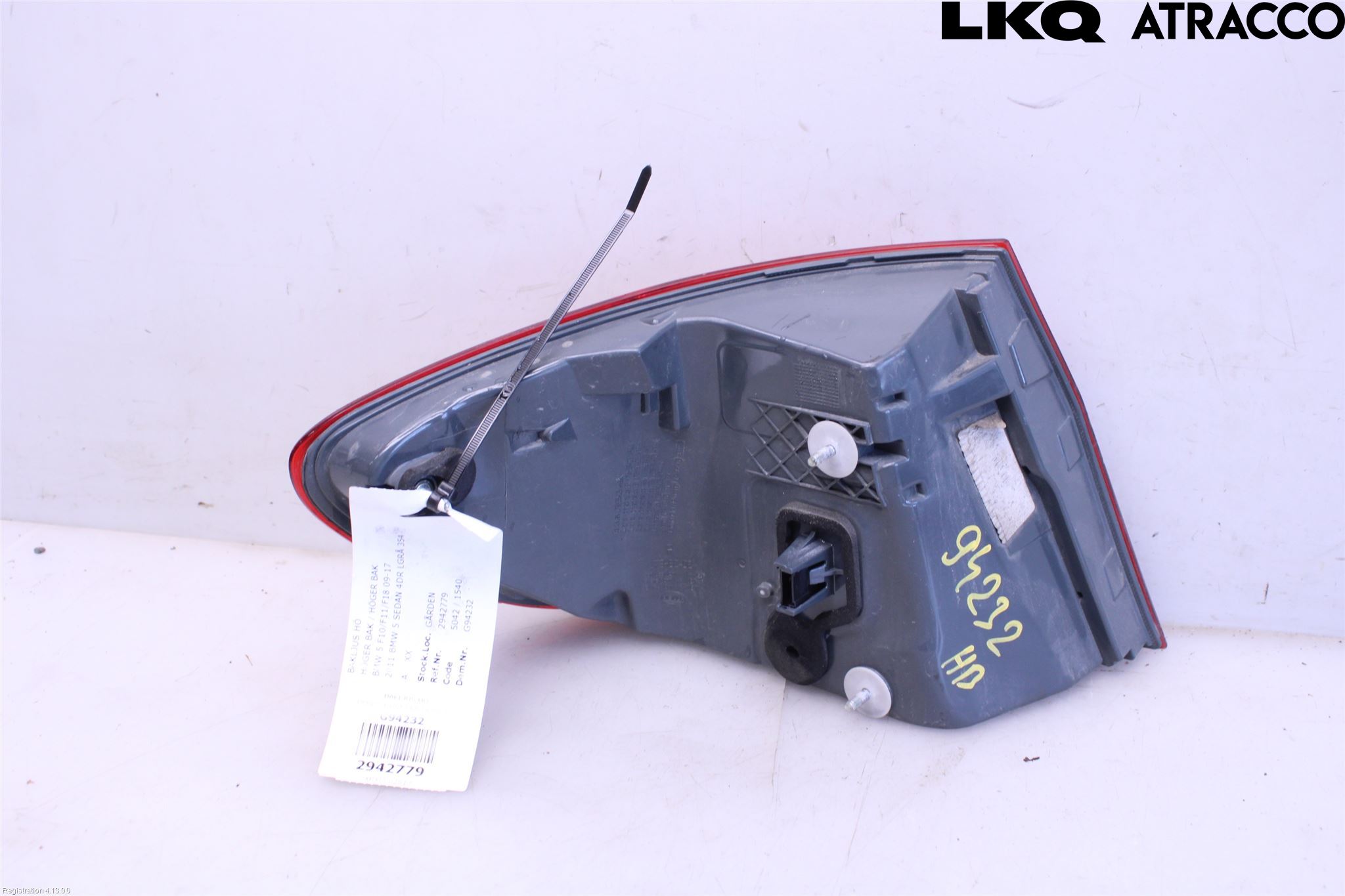 BMW 5 F10/F11/F18 09-17 Baklykt Høyre