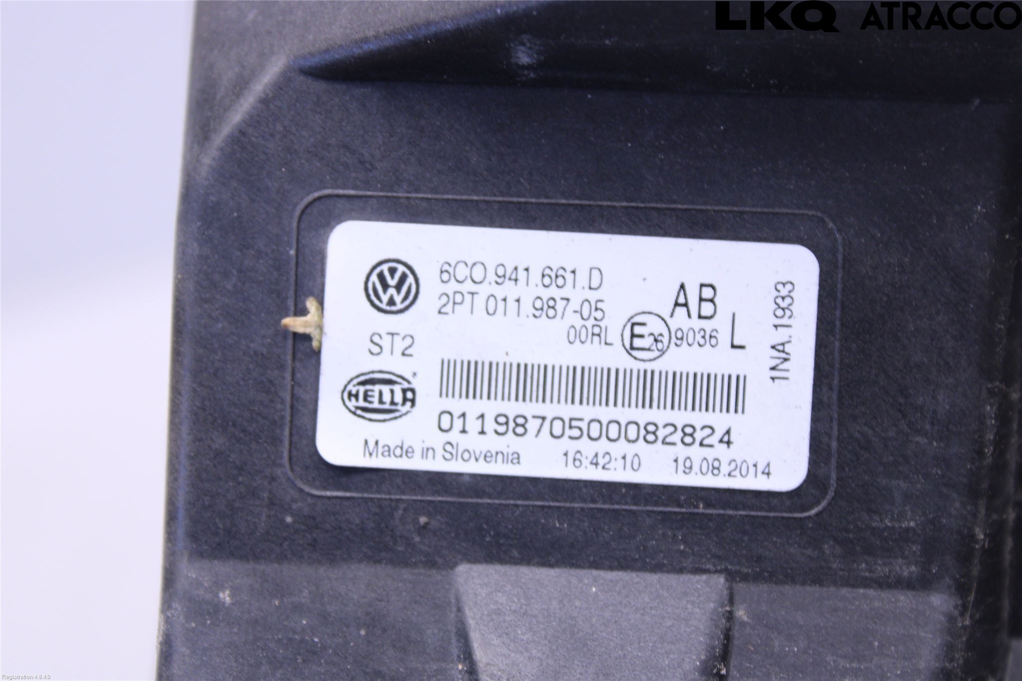 Volkswagen VW POLO 10-17 Frontlykt-Kurve-Tåkelys