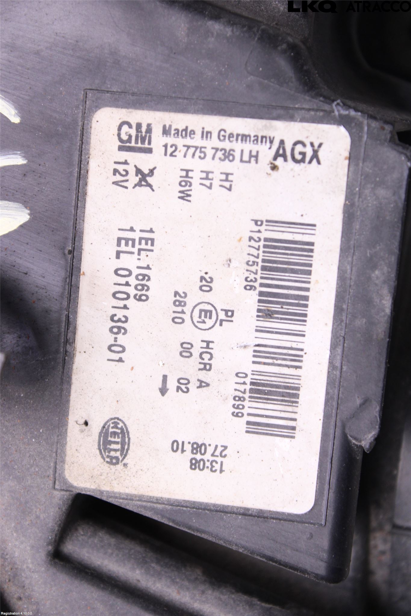 Saab 9-5 10-12 Frontlykt Venstre