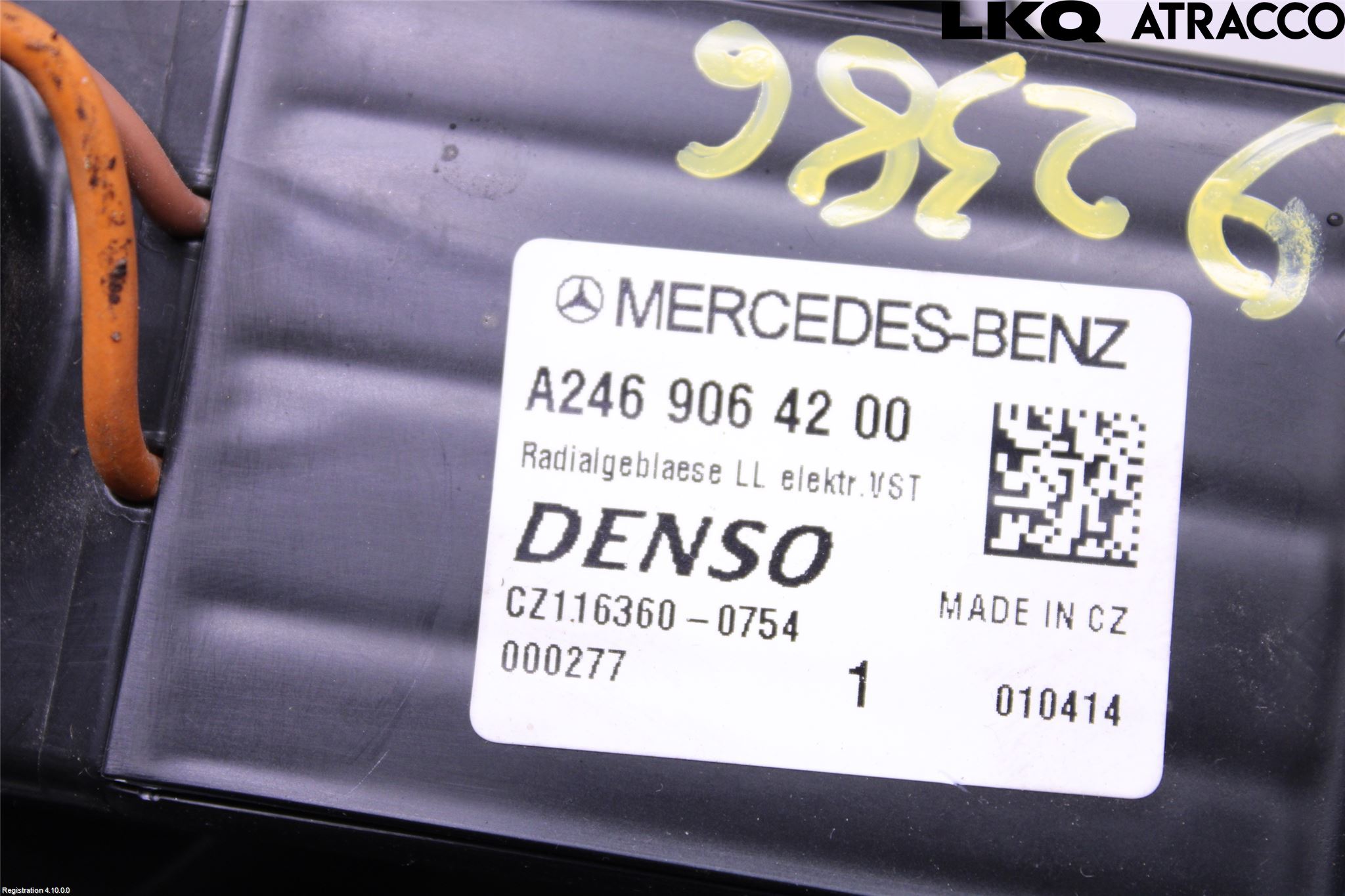 Mercedes-Benz MB B-KLASS (W246/W242) 12-19 Varme Ac Varmeapparatvifte