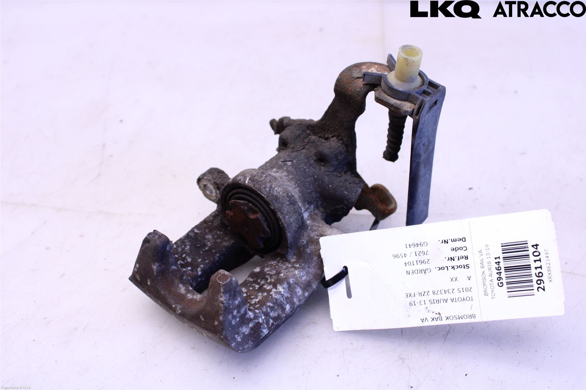Toyota AURIS 13-19 Bremsecaliper Bak Venstre